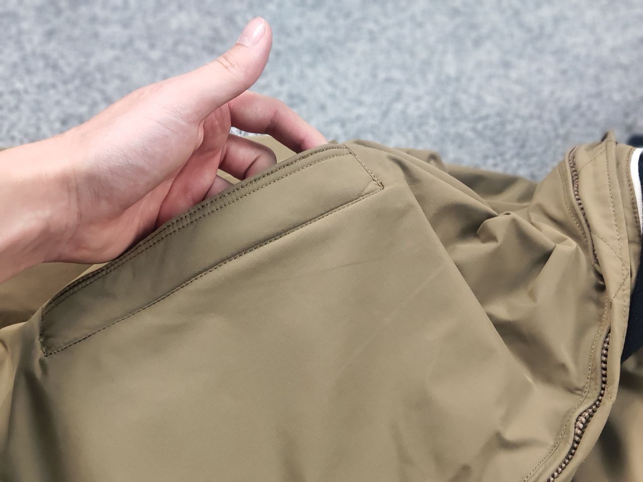 Gant Gant the length Dark Khaki Hooded Fleece-insulated Jacket Size US L / EU 52-54 / 3 - 18 Thumbnail