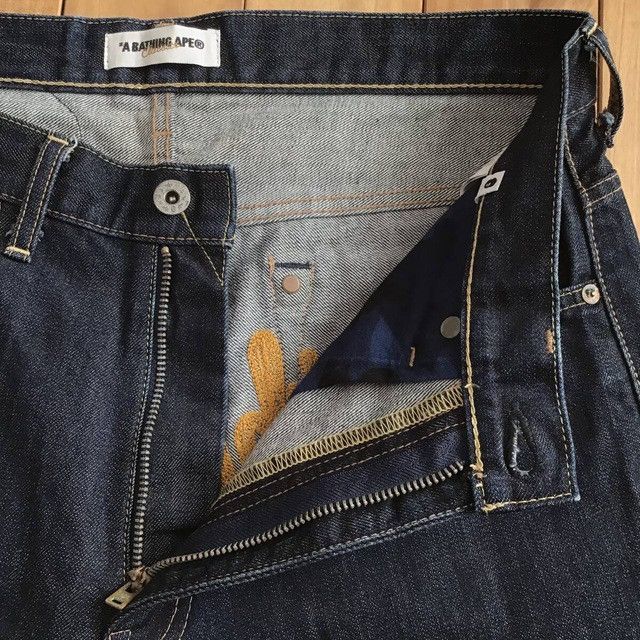 Bape BAPE Champion embroidered denim shorts a bathing ape ★size M Size US 32 / EU 48 - 6 Thumbnail