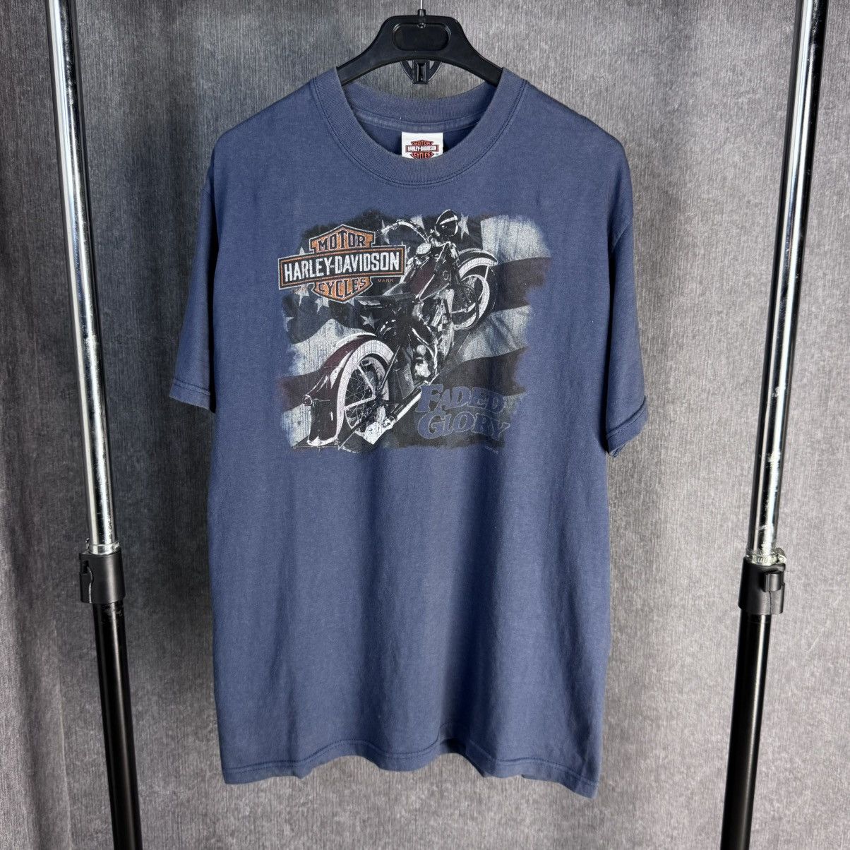 Harley Davidson Y2K Vintage 2007 Harley Davidson T-Shirt USA size M big logo Size US M / EU 48-50 / 2 - 1 Thumbnail