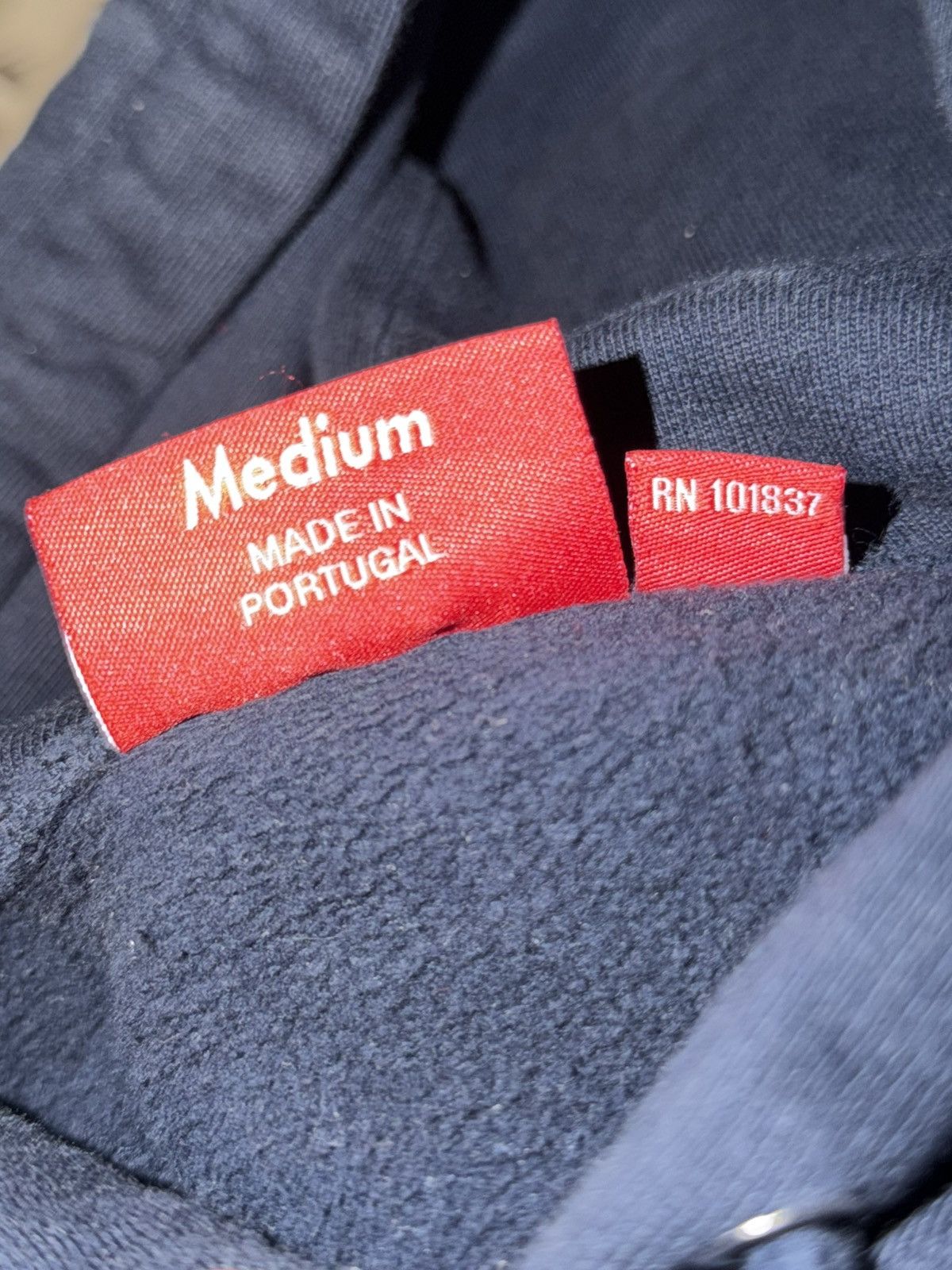 Supreme Supreme Navy “Amanos O Odianos” Hoodie Size US M / EU 48-50 / 2 - 6 Thumbnail