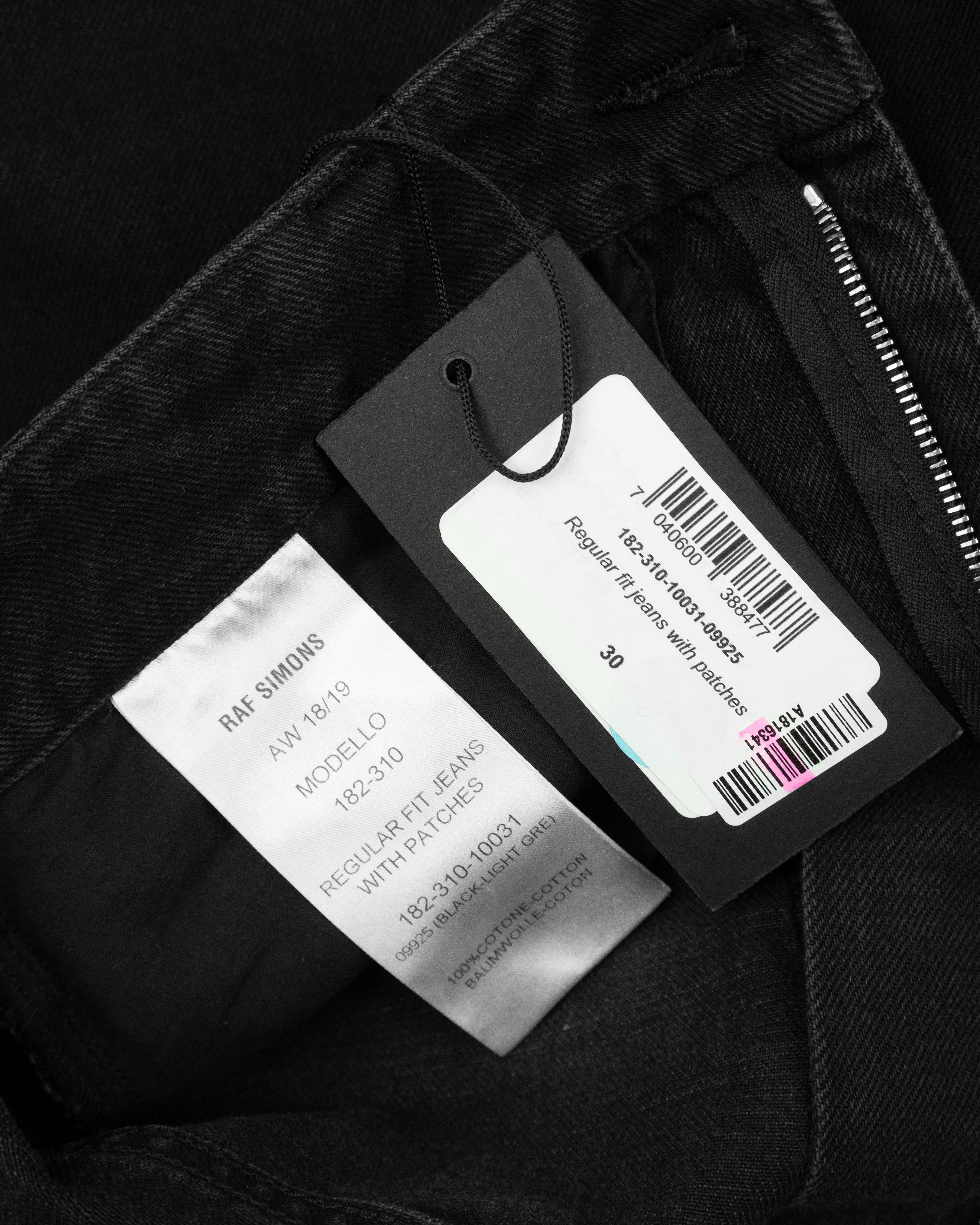 Raf Simons Raf Simons 2C-B GHB Black Jeans Size US 30 / EU 46 - 7 Thumbnail