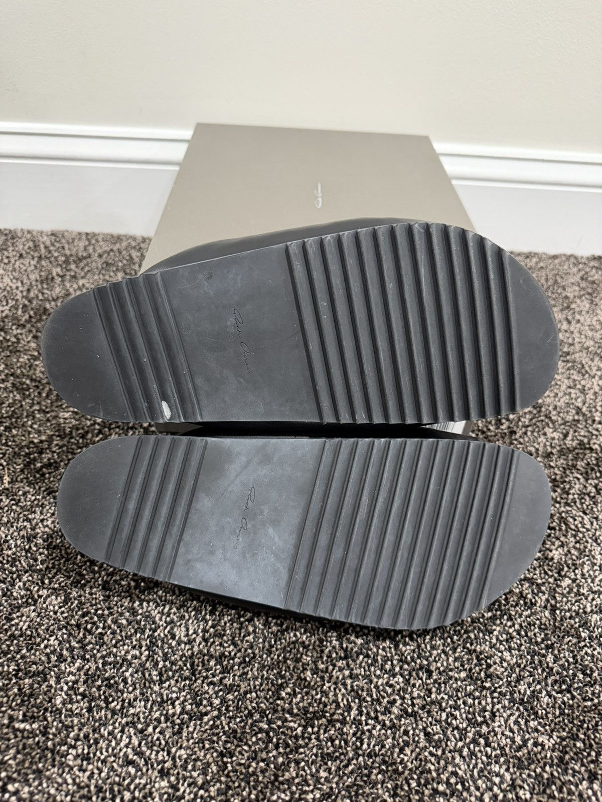 Rick Owens Rick Owens Black Leather Padded Granola Slides Slip Ons Size US 9 / EU 42 - 9 Thumbnail