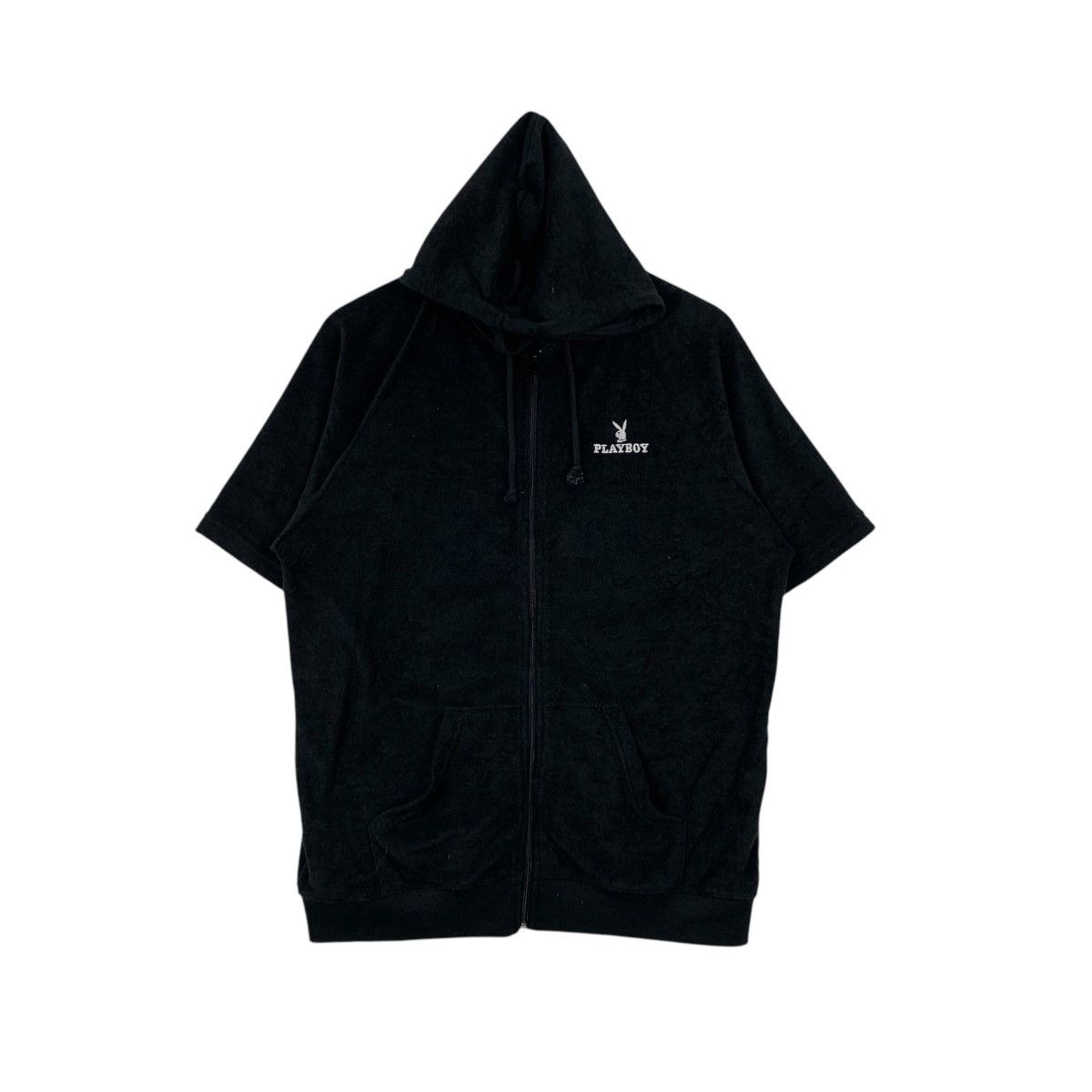 Playboy PLAYBOY Casualwear Big Logo Bachit Fleece Hoodie Jacket Size US M / EU 48-50 / 2 - 1 Thumbnail