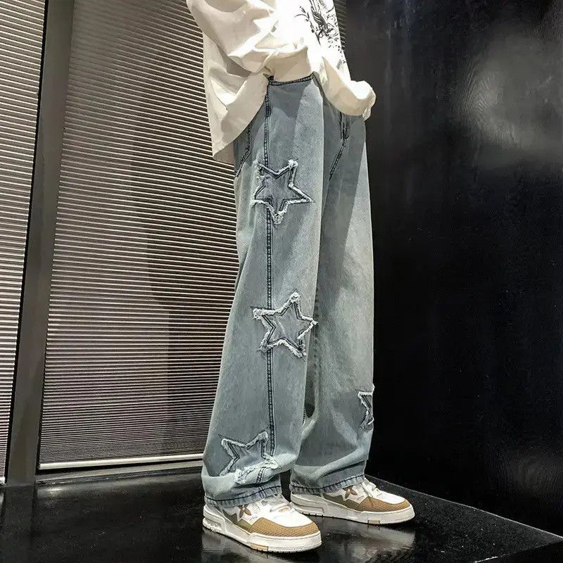 Japanese Brand Retro loose casual wide leg jeans Size US 32 / EU 48 - 1 Thumbnail