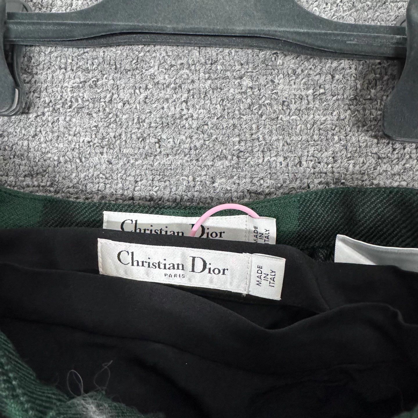 Dior Dior Runway Wool Plaid Tassel Hem Skirt 34 Size 25" / US 0 / IT 36 - 5 Thumbnail