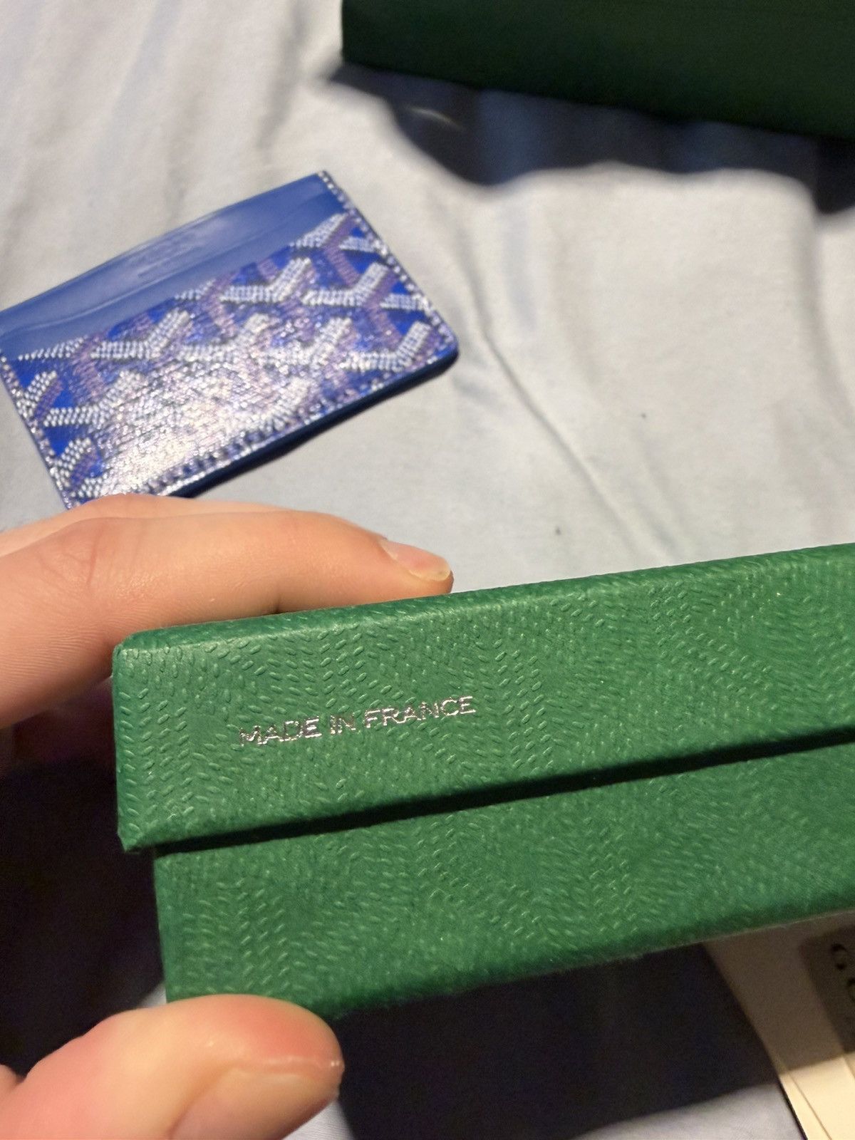 Goyard Goyard sulpice blue card holder Size ONE SIZE - 6 Thumbnail