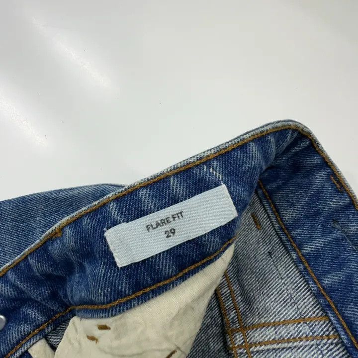 AMI AMIPARIS SS23 Flared Denim Pants for Men -2507 Size US 29 - 2 Thumbnail