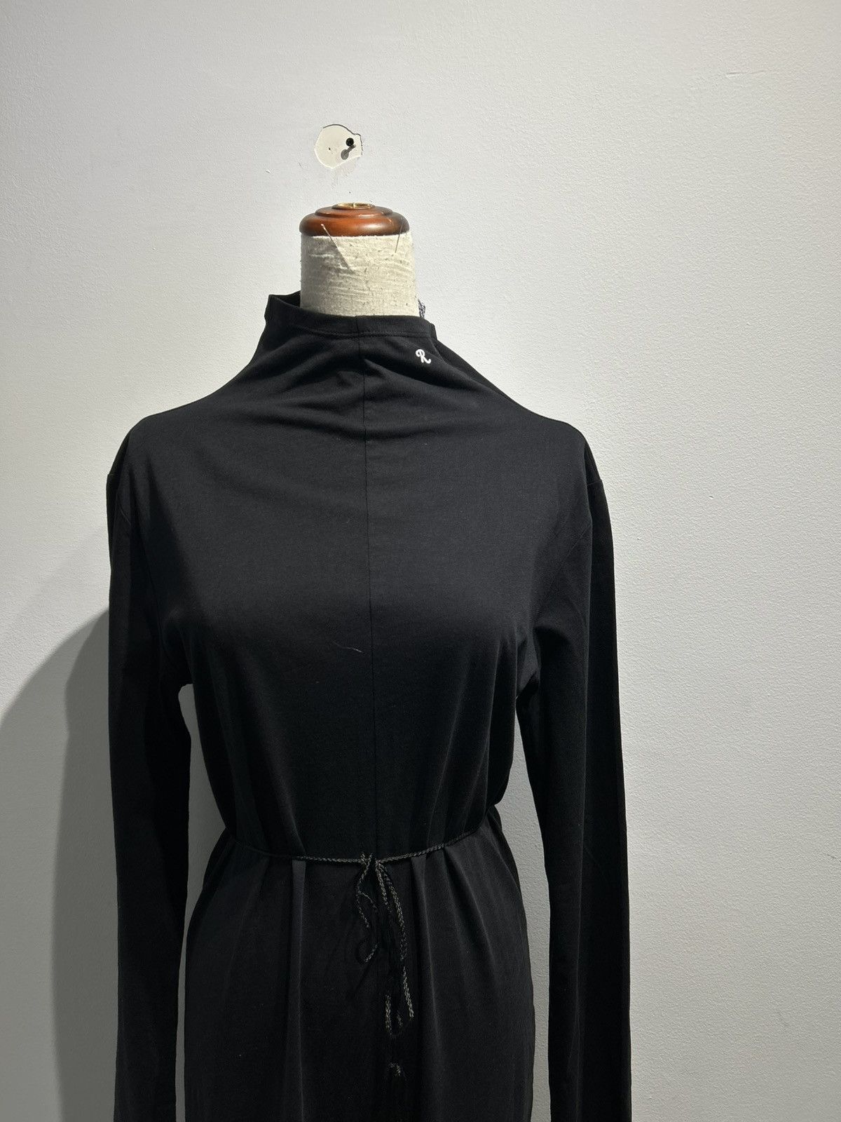 Raf Simons Funnel Jersey Jumpsuit with Logo Size 28" / US 6 / IT 42 - 1 Thumbnail