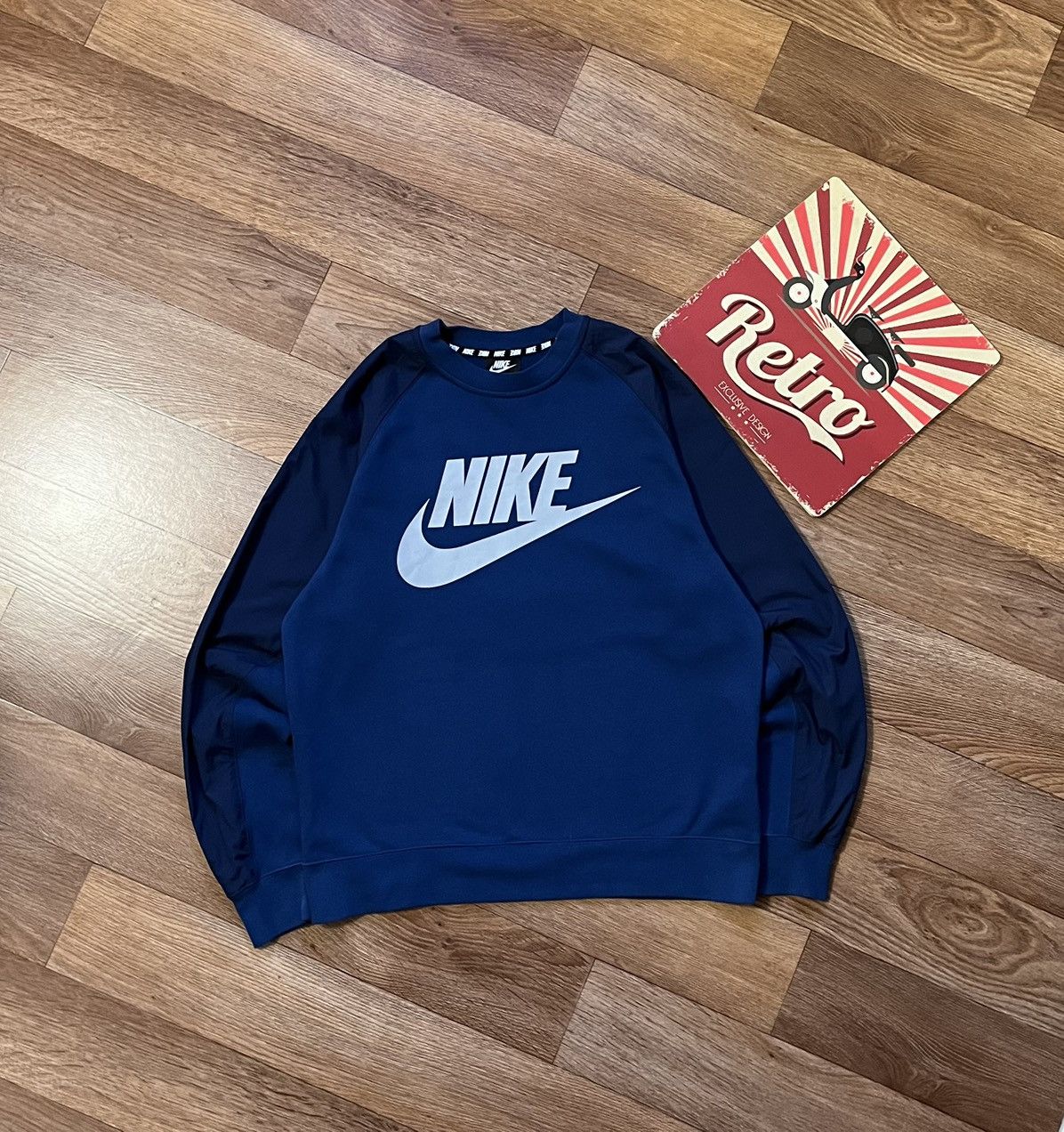 Nike Nike Sportswear Hybrid Big Logo Club Fleece Sweatshirt Size US M / EU 48-50 / 2 - 1 Thumbnail
