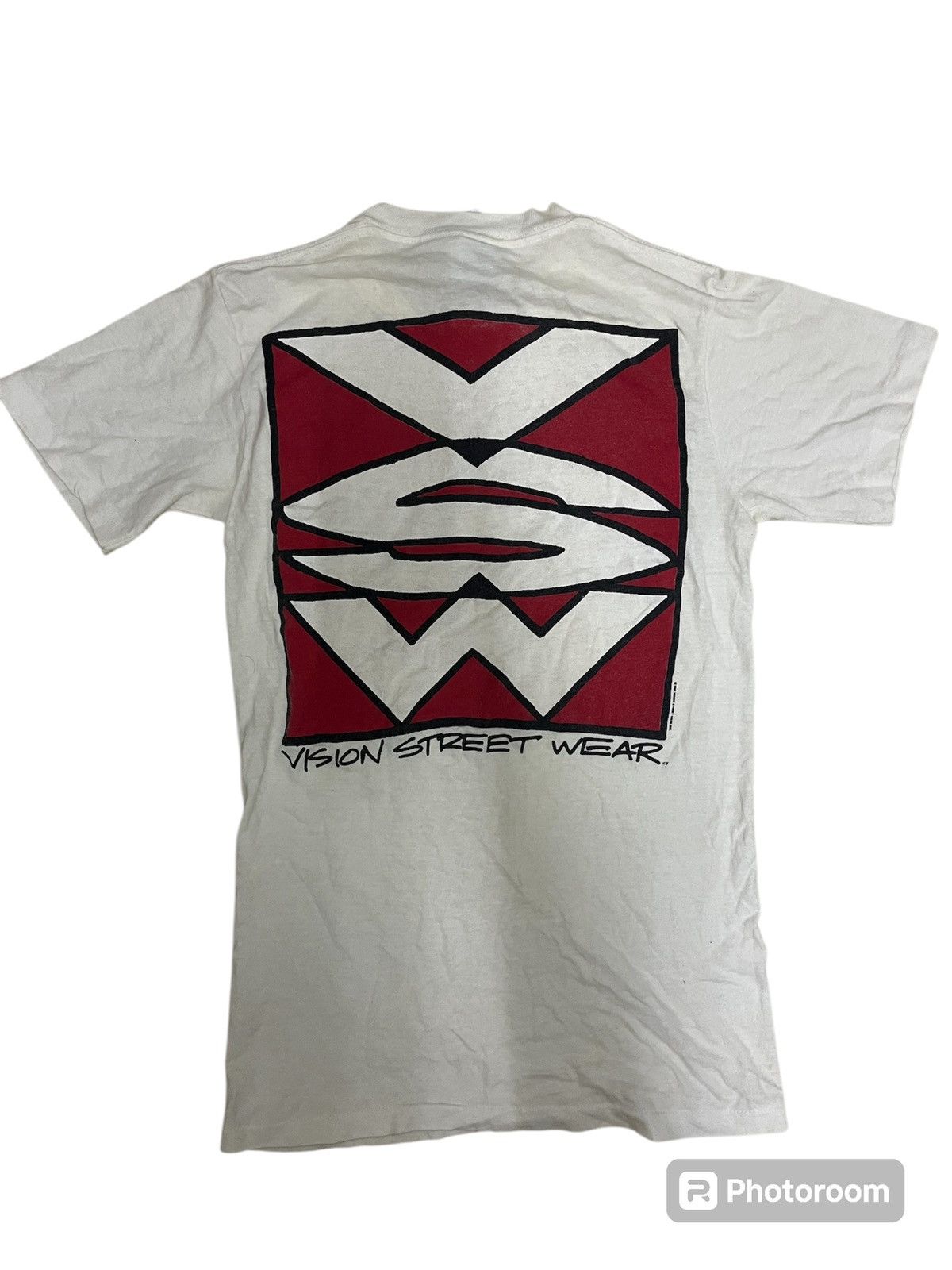 Vintage × Vision Streetwear Vintage 1988 made usa vision street wear tshirt Size US S / EU 44-46 / 1 - 1 Thumbnail