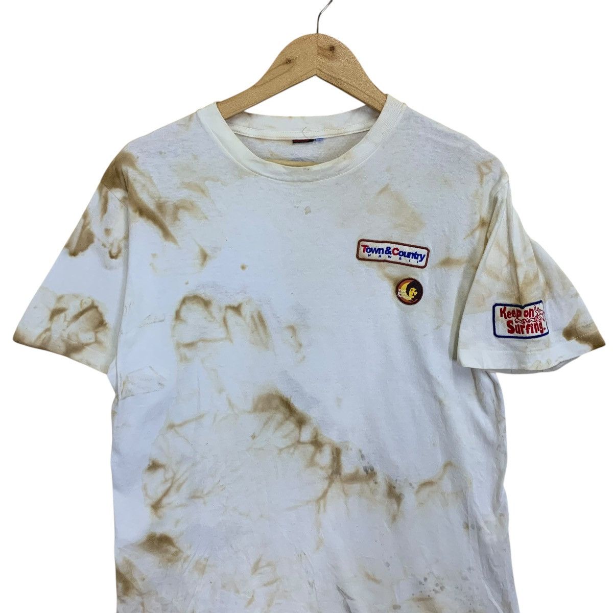 Sun Surf Vintage 90s Town N Country Hawaii Tie Die Shortsleeve Tee Size US M / EU 48-50 / 2 - 4 Thumbnail