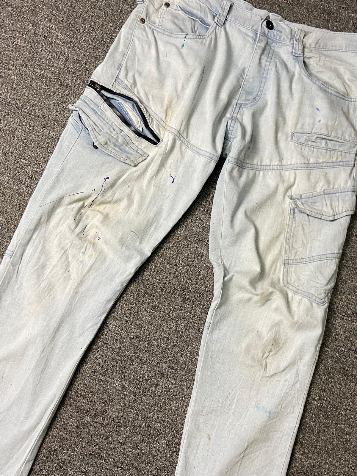 Japanese Brand × Vintage Z-Dragon Brand Multi-zip Denim Jeans (131) Size US 31 - 7 Thumbnail
