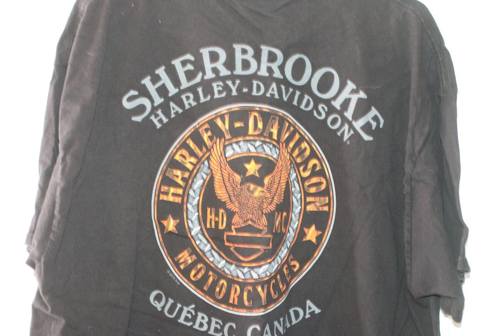 Other t-shirt motor Harley-Davidson cycles 2x-large 2016 Qc Canada Size US XXL / EU 58 / 5 - 9 Thumbnail