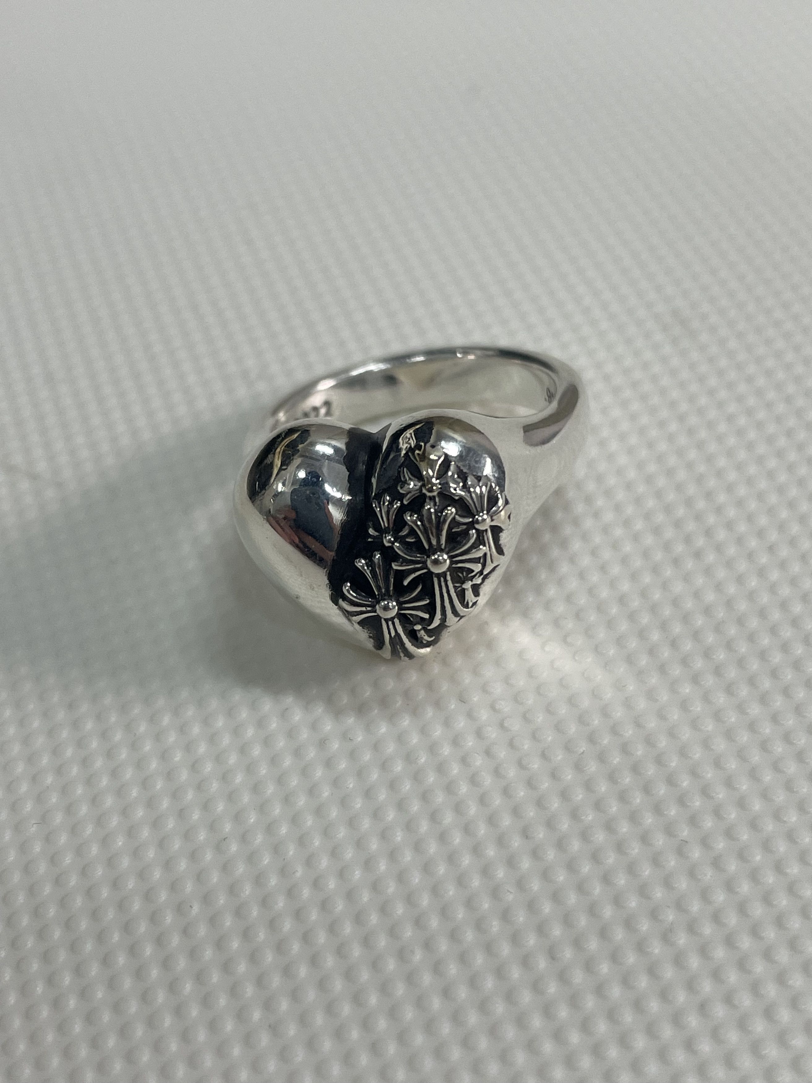Chrome Hearts Chrome Hearts Silver R.l.P Heart Cemetery Ring Size ONE SIZE - 6 Thumbnail