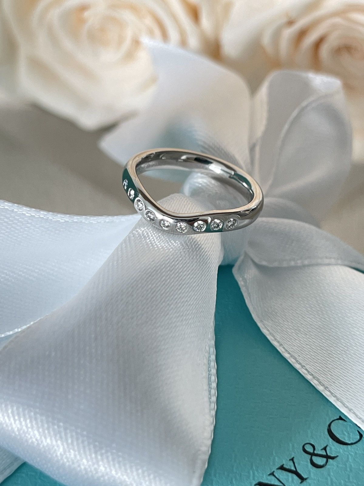 Tiffany & Co. Tiffany & Co. Elsa Peretti Ring in Platinum size 4 $2,800 Size ONE SIZE - 2 Thumbnail