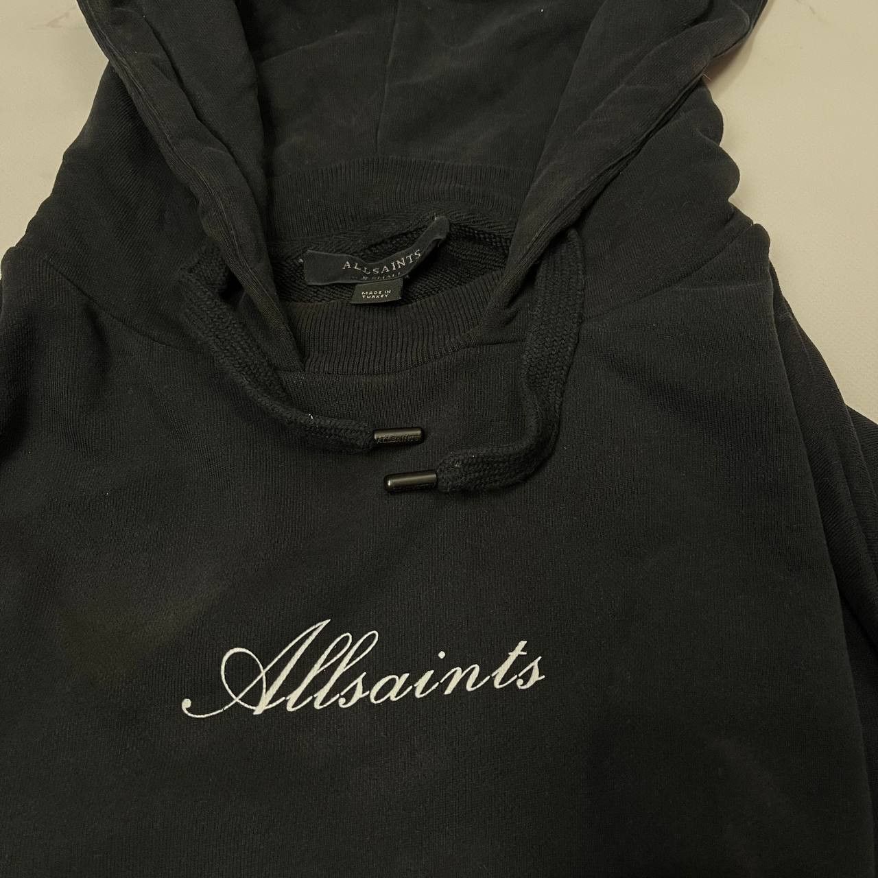 Allsaints Allsaints Paris Black Hoodie Baggy Vintage Size M Size US XS / EU 42 / 0 - 4 Thumbnail