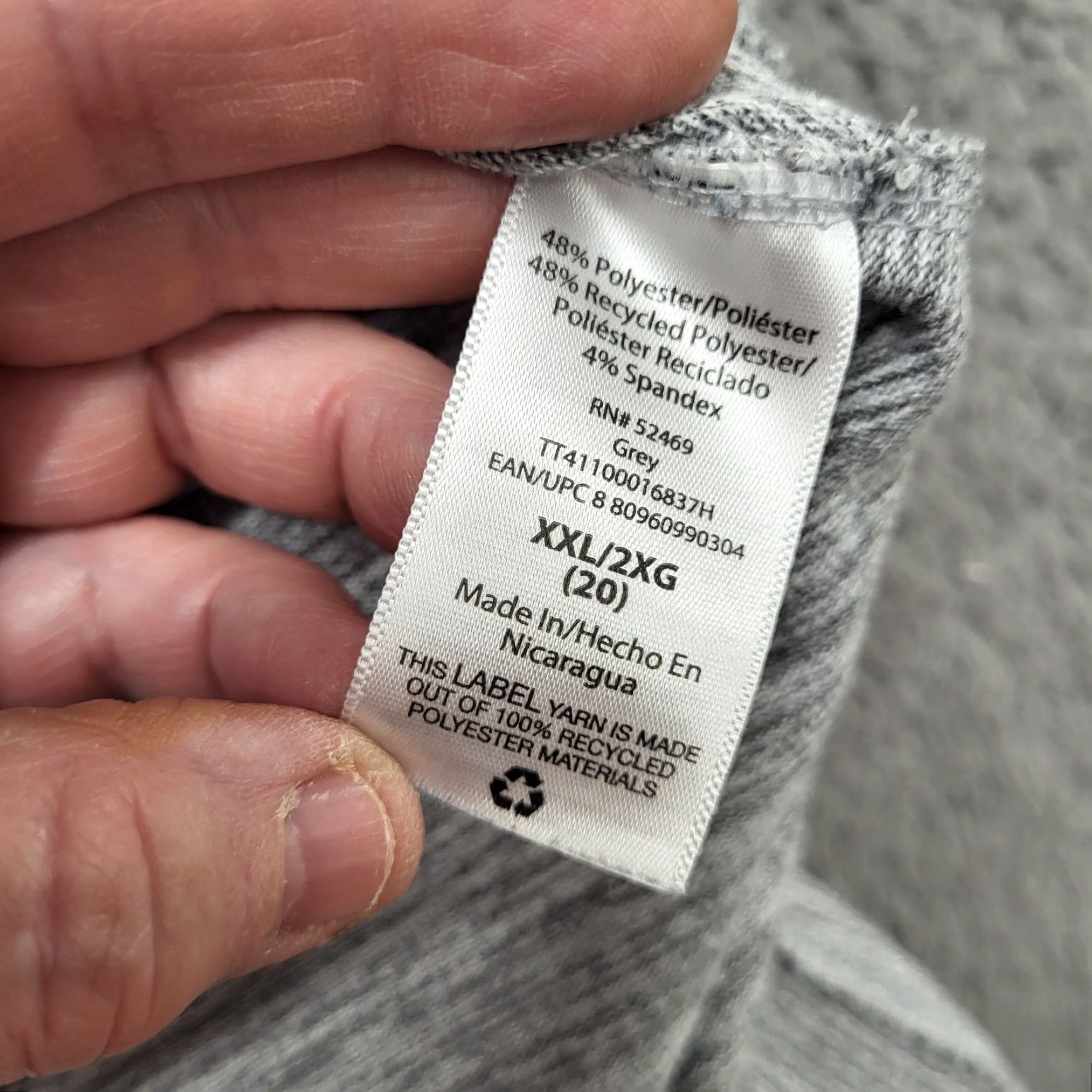 Vintage TIME & TRU Sweater Women's XXL/20 Long Sleeve Lightweight Gray Super Soft Pullover KnIT Raglan Sleeve Modern Casual Mens? Girls? Size XXL / US 16-18 / IT 52-54 - 3 Thumbnail