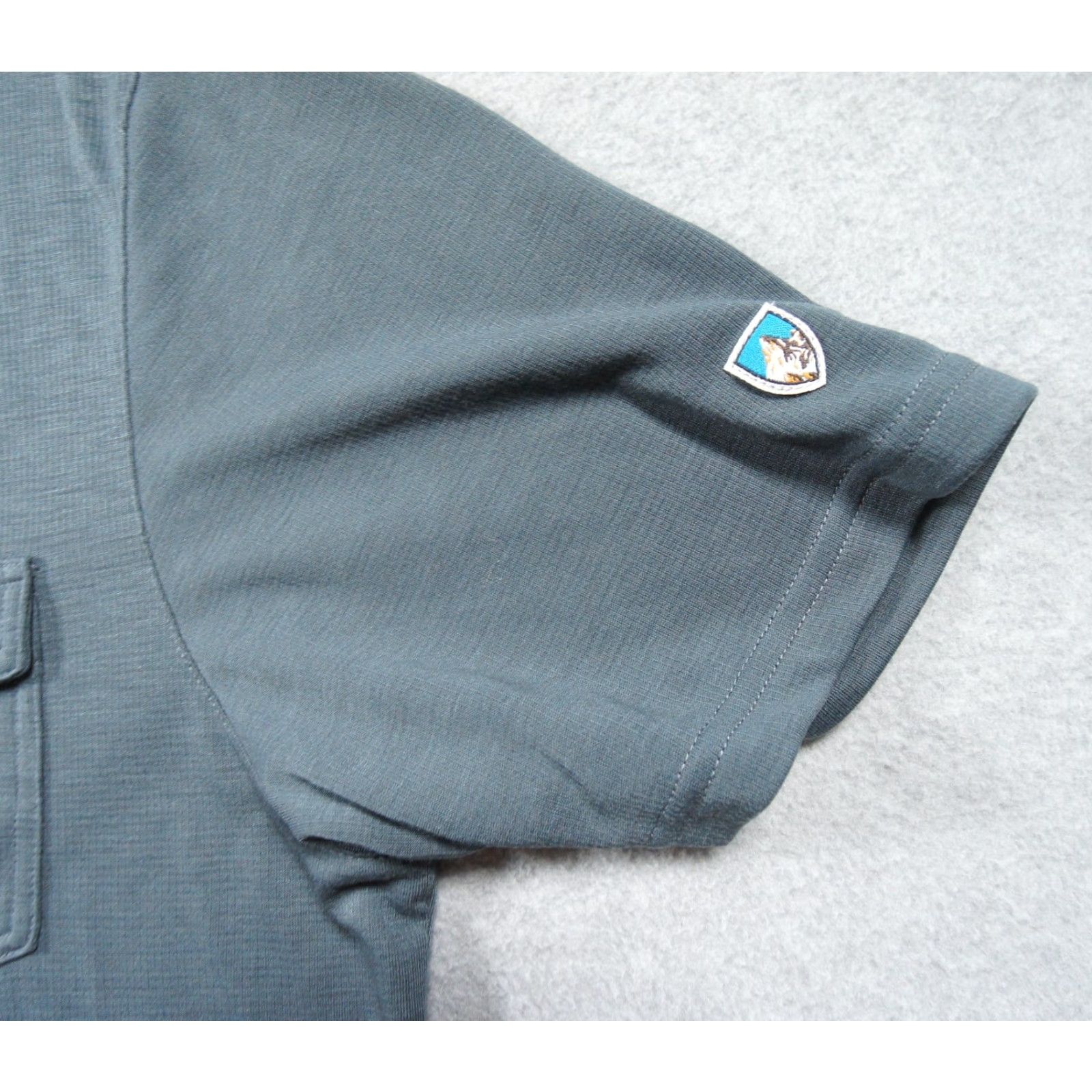 Vintage Kuhl Shirt Mens Medium Blue Short Sleeve Polo Outdoor Hiking Casual Lightweight Polo Shirt Mens Medium Blue Short Sleeve Size US M / EU 48-50 / 2 - 3 Thumbnail