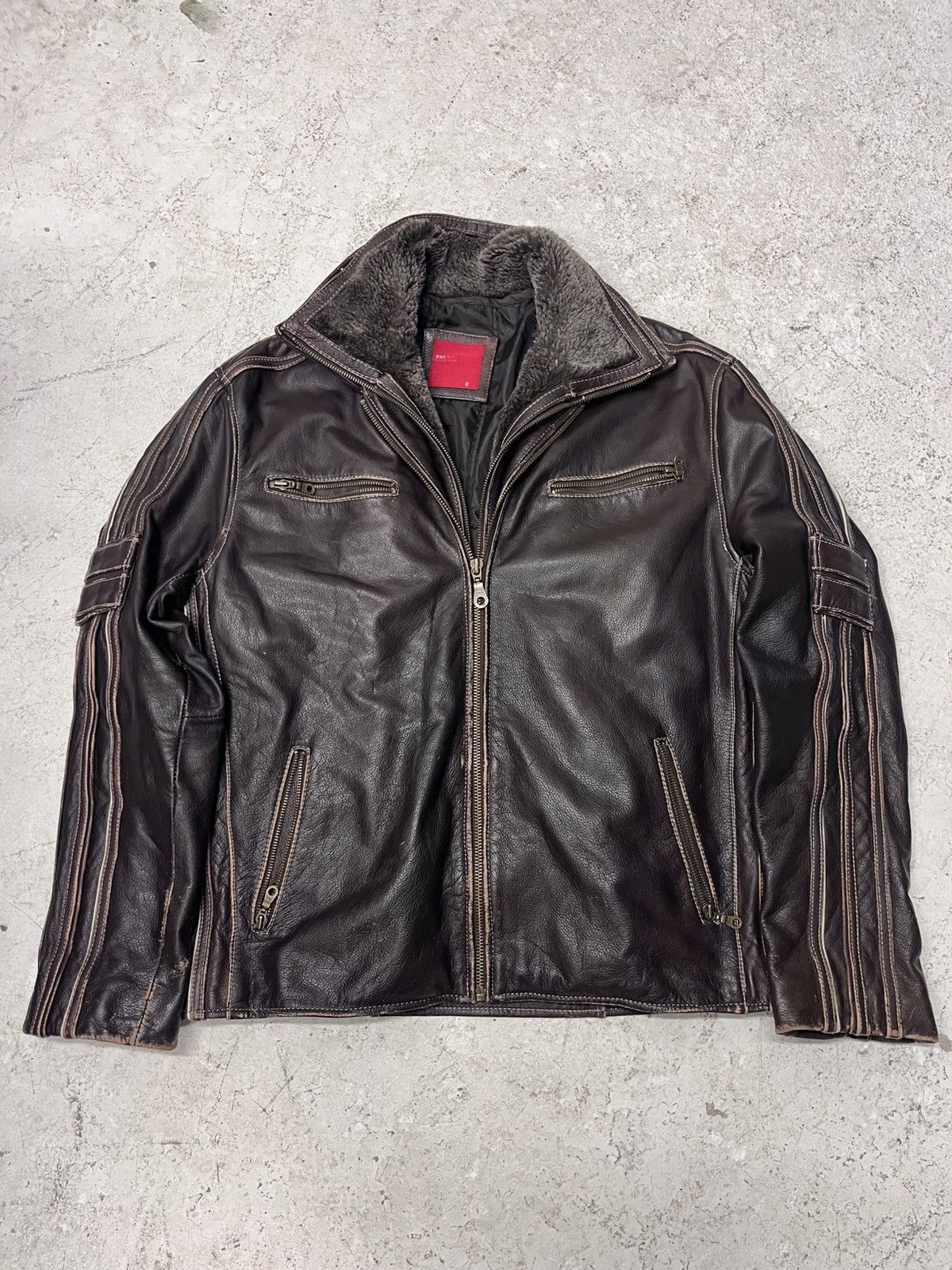 Other Vintage style super heavyweight leather jacket Size US M / EU 48-50 / 2 - 2 Thumbnail