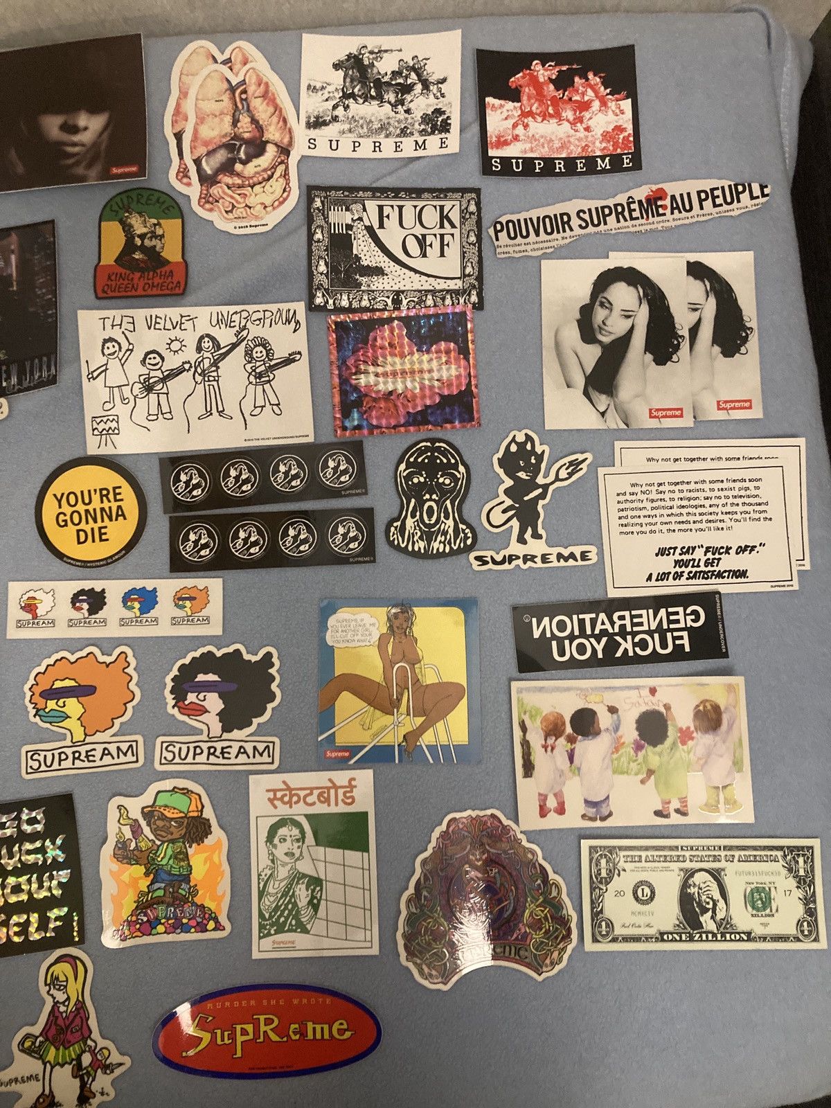 Band Tees × Supreme Supreme Sticker Lot 120+ Size ONE SIZE - 13 Thumbnail