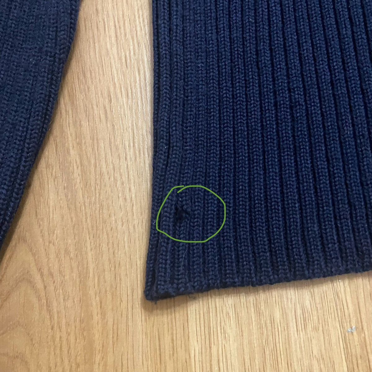 Prada RARE Prada Vintage Archive Hard Knit Navy Sweater High Neck Size US L / EU 52-54 / 3 - 11 Thumbnail