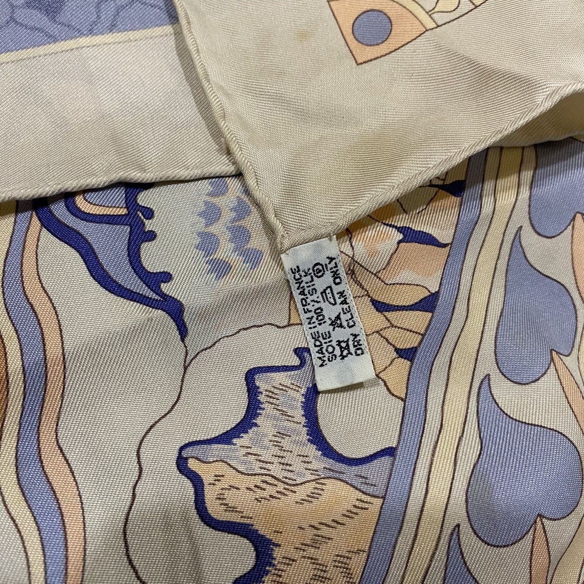 Hermes ☀️Hermes Les Printemps de Thera silk scarf by J.Abadie Size ONE SIZE - 16 Thumbnail
