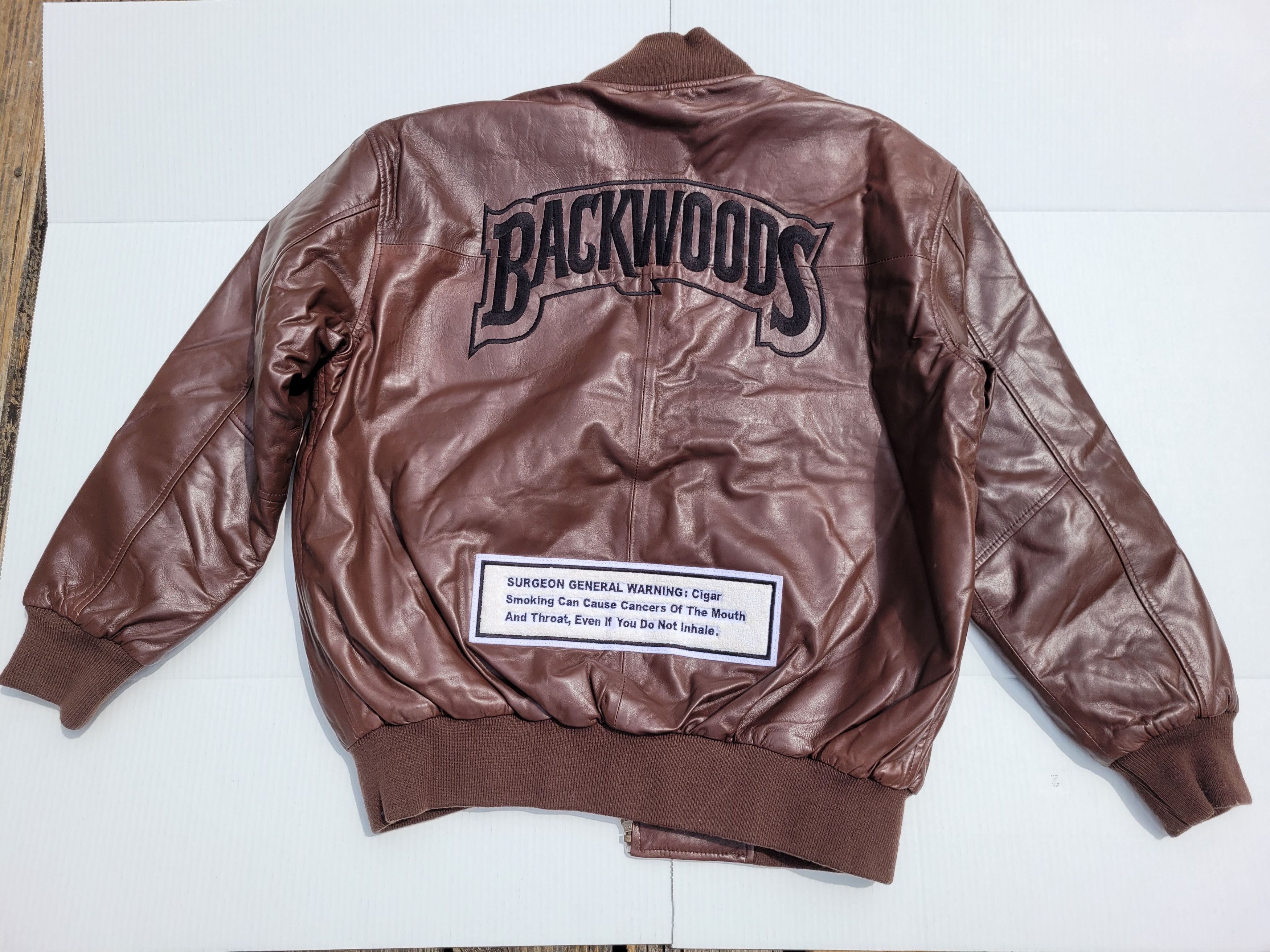 Genuine Leather Rare Backwoods 100% Leather Bomber Jacket Size US XL / EU 56 / 4 - 1 Thumbnail
