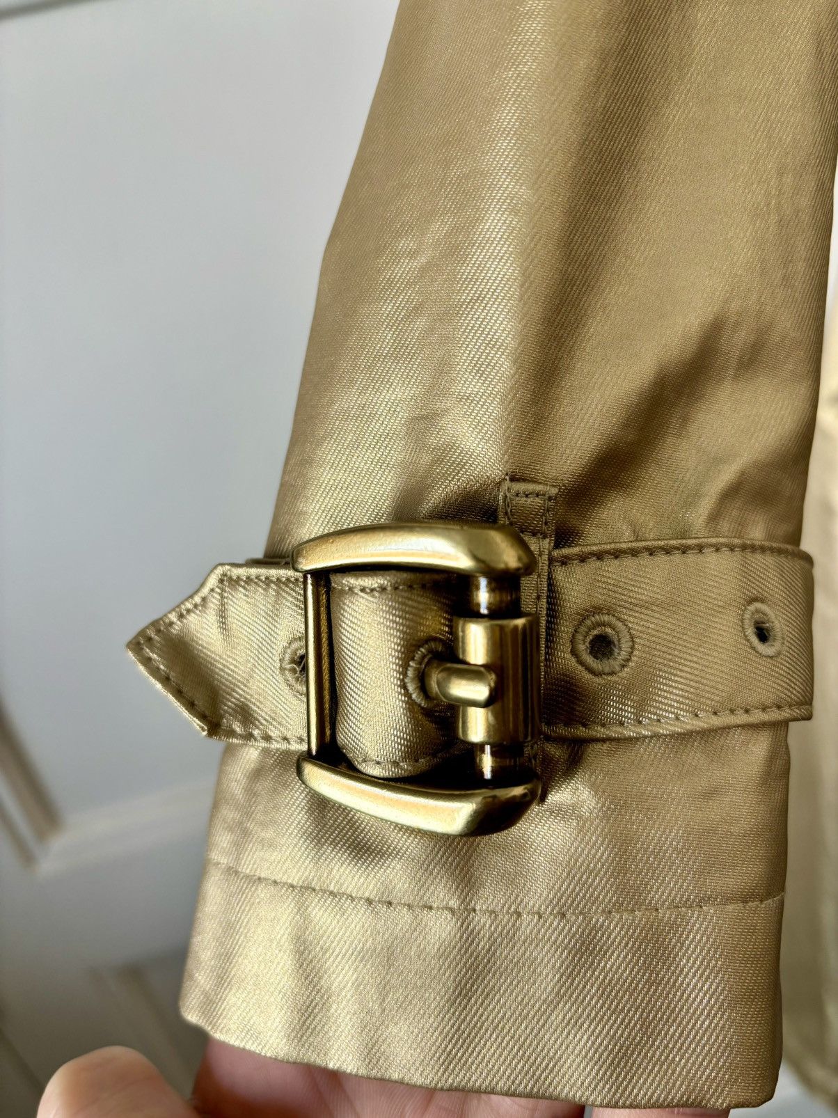 Burberry Gold Burberry Trenchcoat Size M / US 6-8 / IT 42-44 - 3 Thumbnail