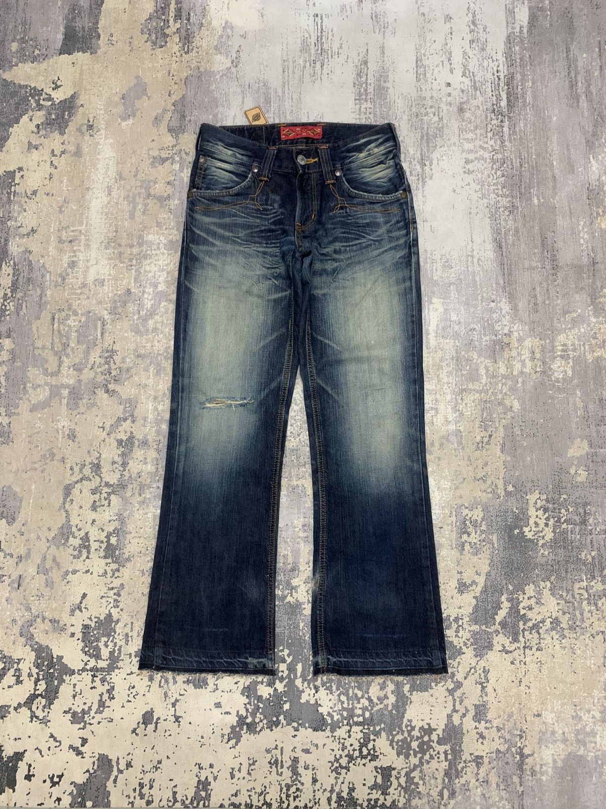 Edwin EDWIN XVS WESTERN COWBOY STYLE LOW RISE JEANS Size US 29 - 1 Thumbnail