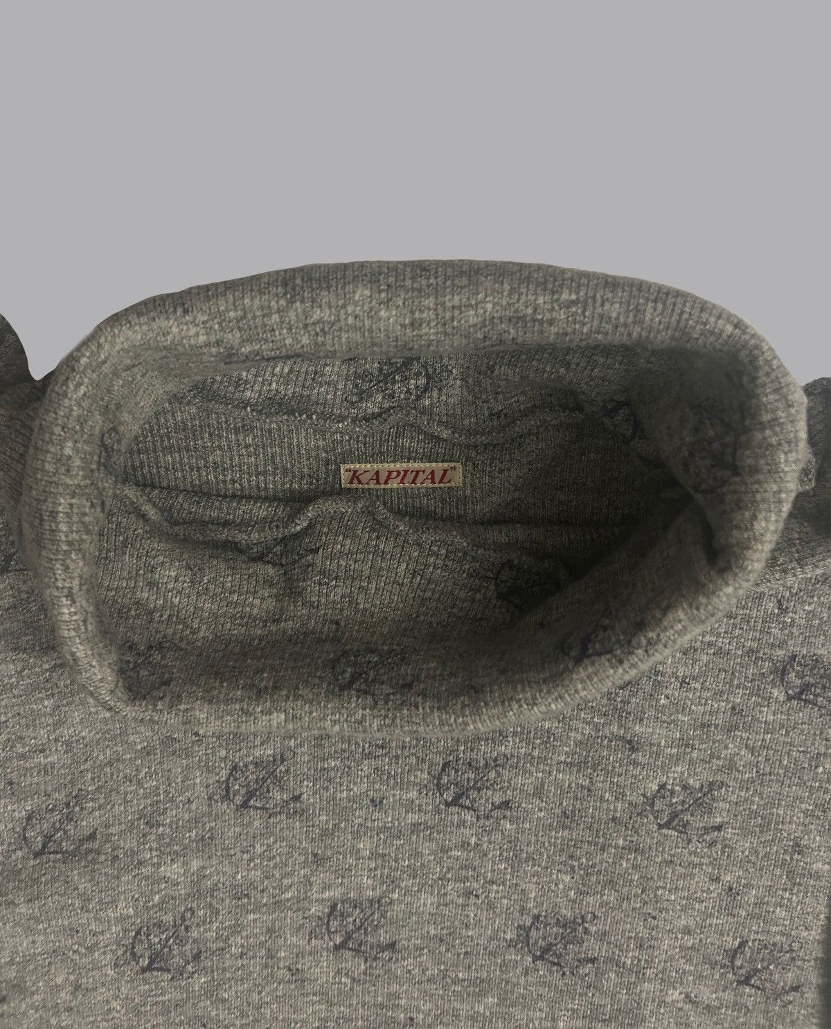 Kapital Anchor Turtleneck Sweater Size US XL / EU 56 / 4 - 6 Thumbnail