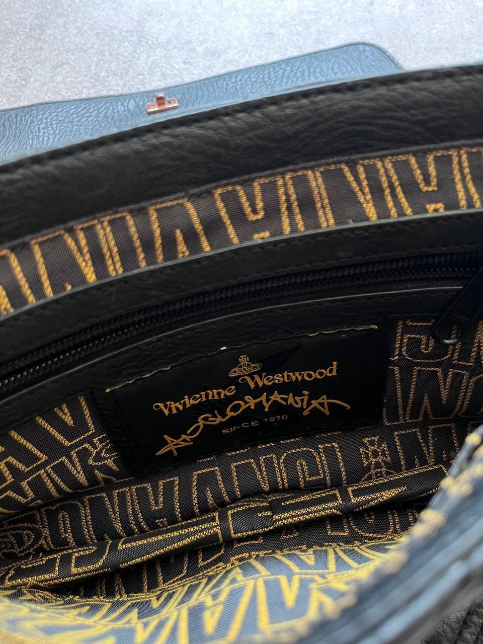 Vintage Vivienne Westwood Anglomania Leather Bag Y2K Os
