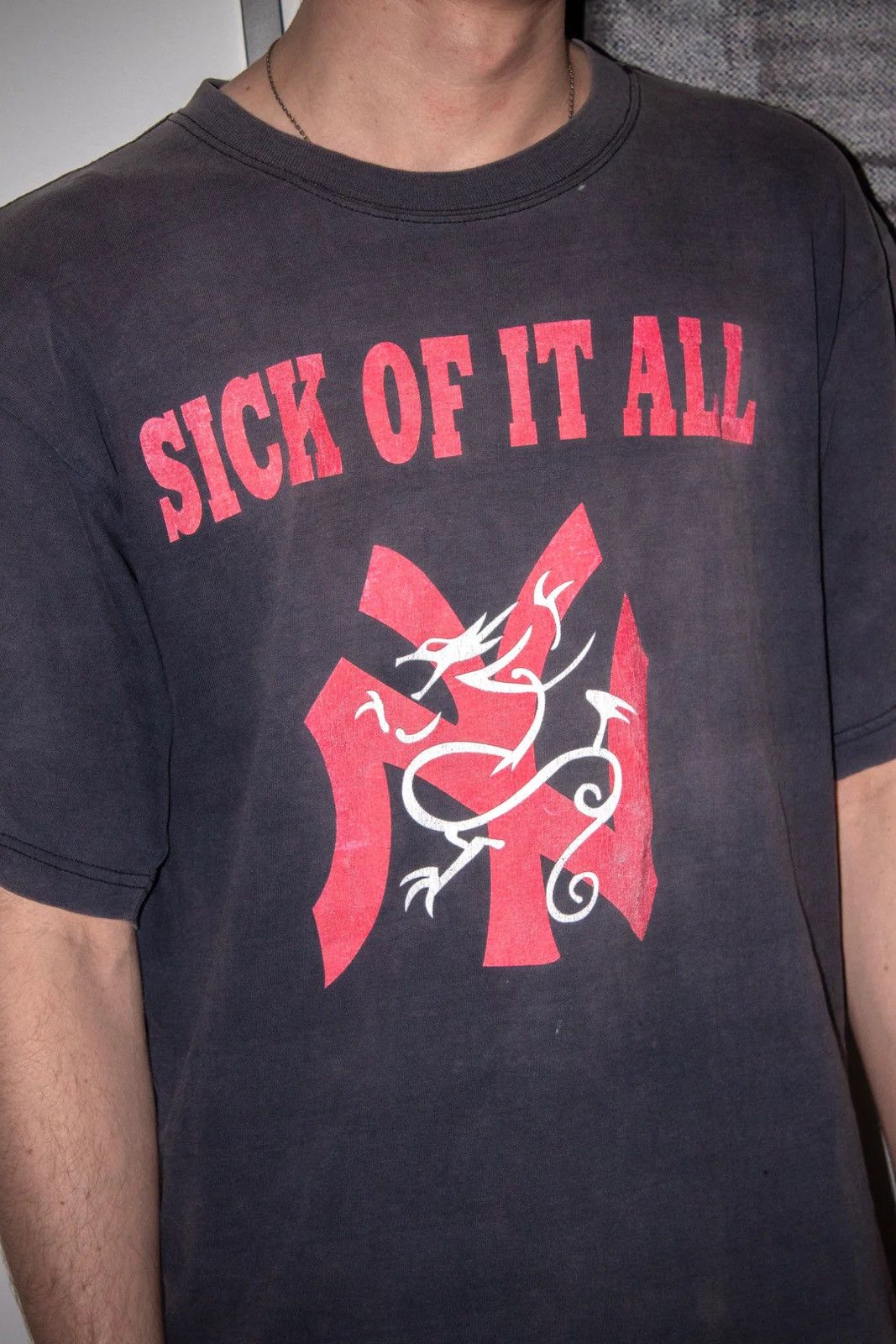 Vintage 🚭GRAIL🚭 90s ERD REFERENCE SICK OF IT ALL OPIUM DEN SHIRT Size US L / EU 52-54 / 3 - 3 Thumbnail
