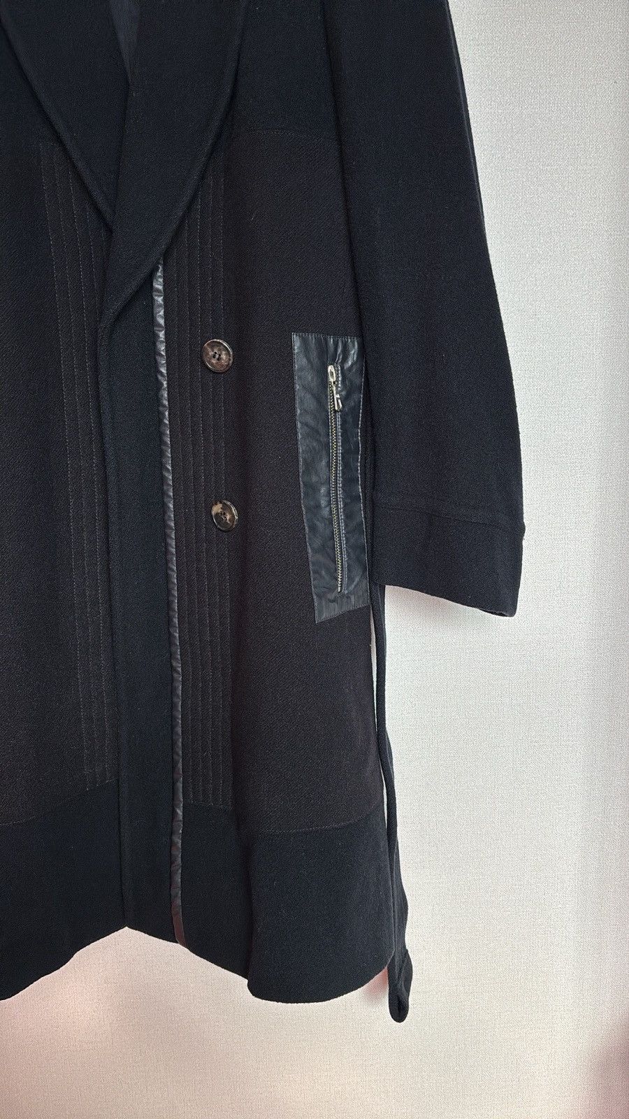 Dries Van Noten Dries Van Noten 2012 Tapered Wool Coat Size XS / US 0-2 / IT 36-38 - 7 Thumbnail
