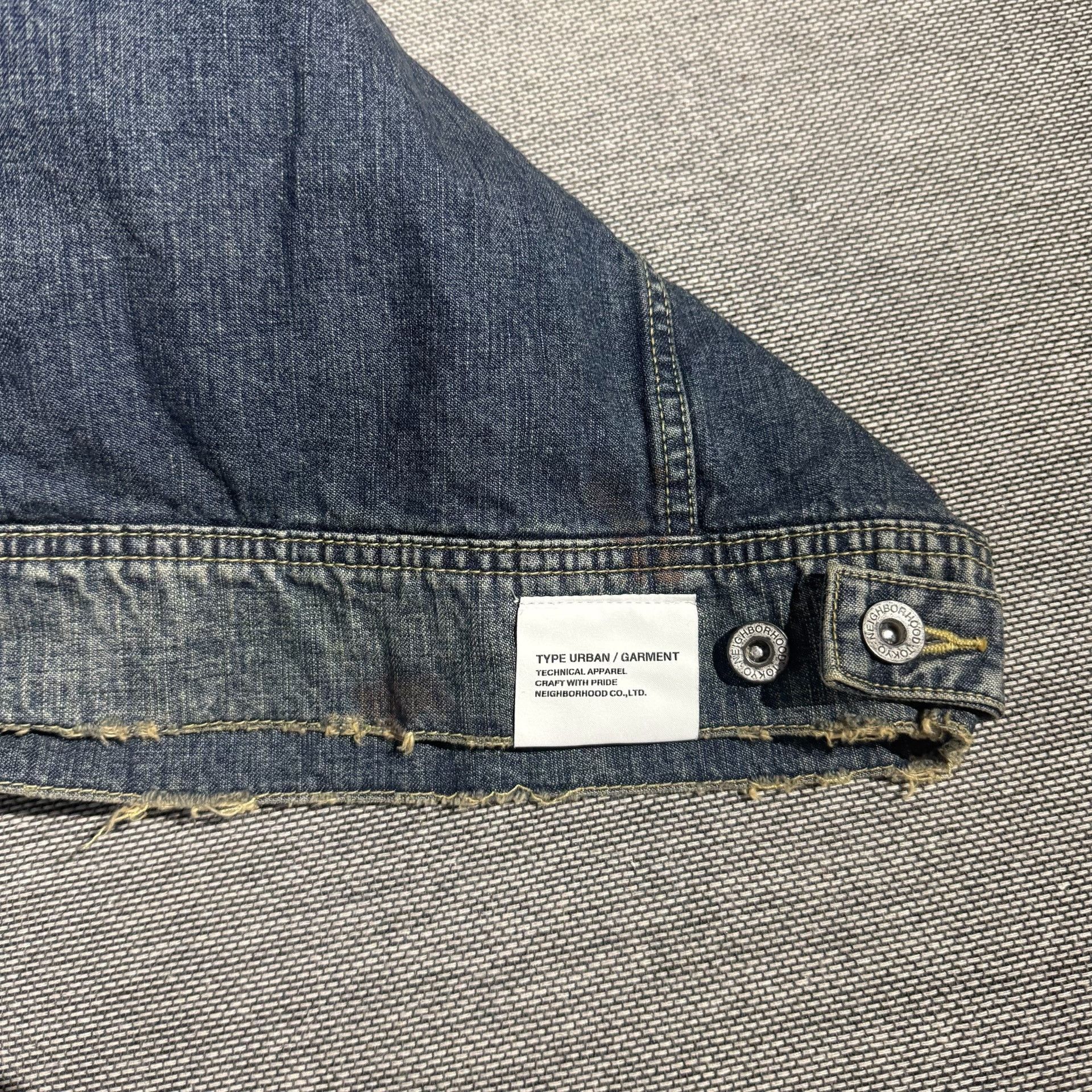 Neighborhood Neighborhood 23AW Savage Storm Rider Denim Jacket Size US XL / EU 56 / 4 - 8 Thumbnail
