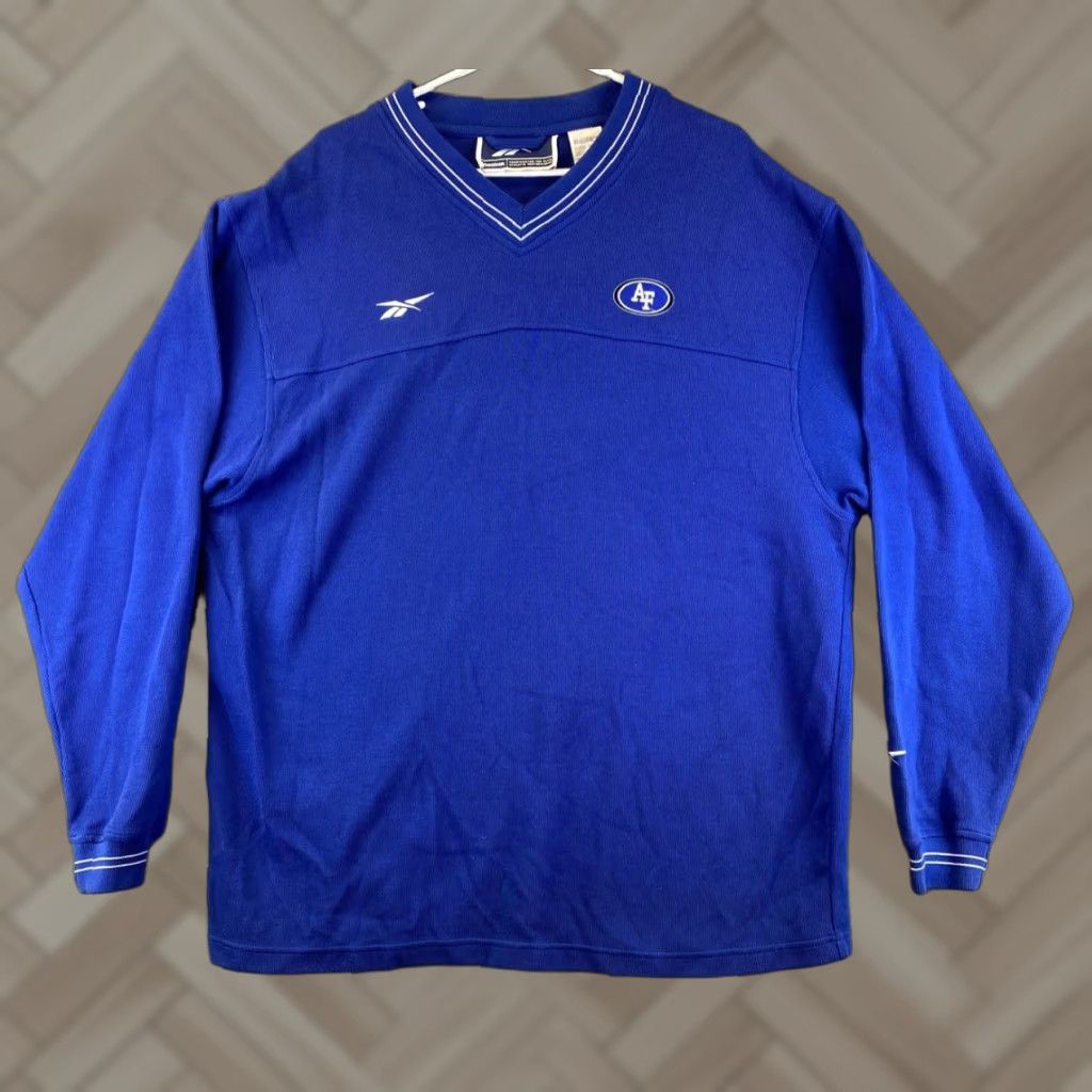 Reebok Reebok Men XL Pullover Sweater V-Neck Blue Golf / 89-12 Size US XL / EU 56 / 4 - 1 Thumbnail