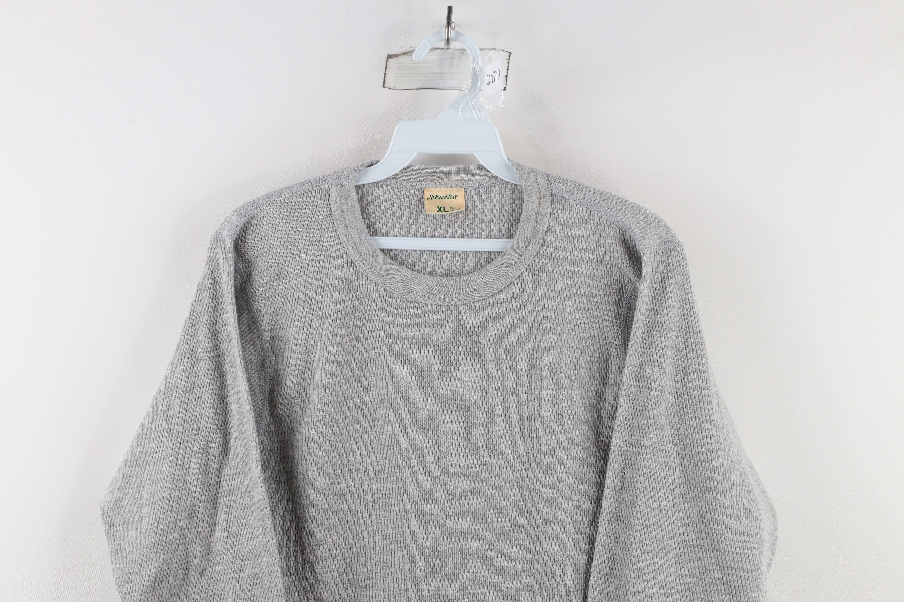 Vintage Vintage 70s Streetwear Waffle Knit Long Sleeve T-Shirt USA Size US XL / EU 56 / 4 - 2 Thumbnail