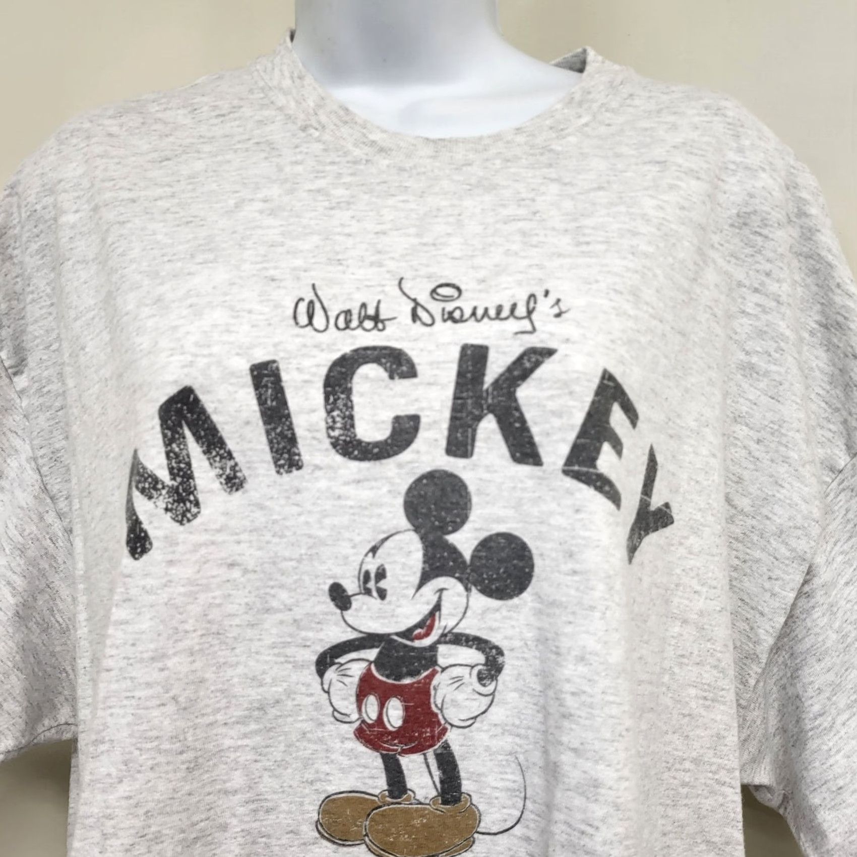 Disney Disney World Mickey Mouse T-Shirt Men's XL Tall Gray Graphic Short Sleeve Shirt Size US XL / EU 56 / 4 - 5 Thumbnail