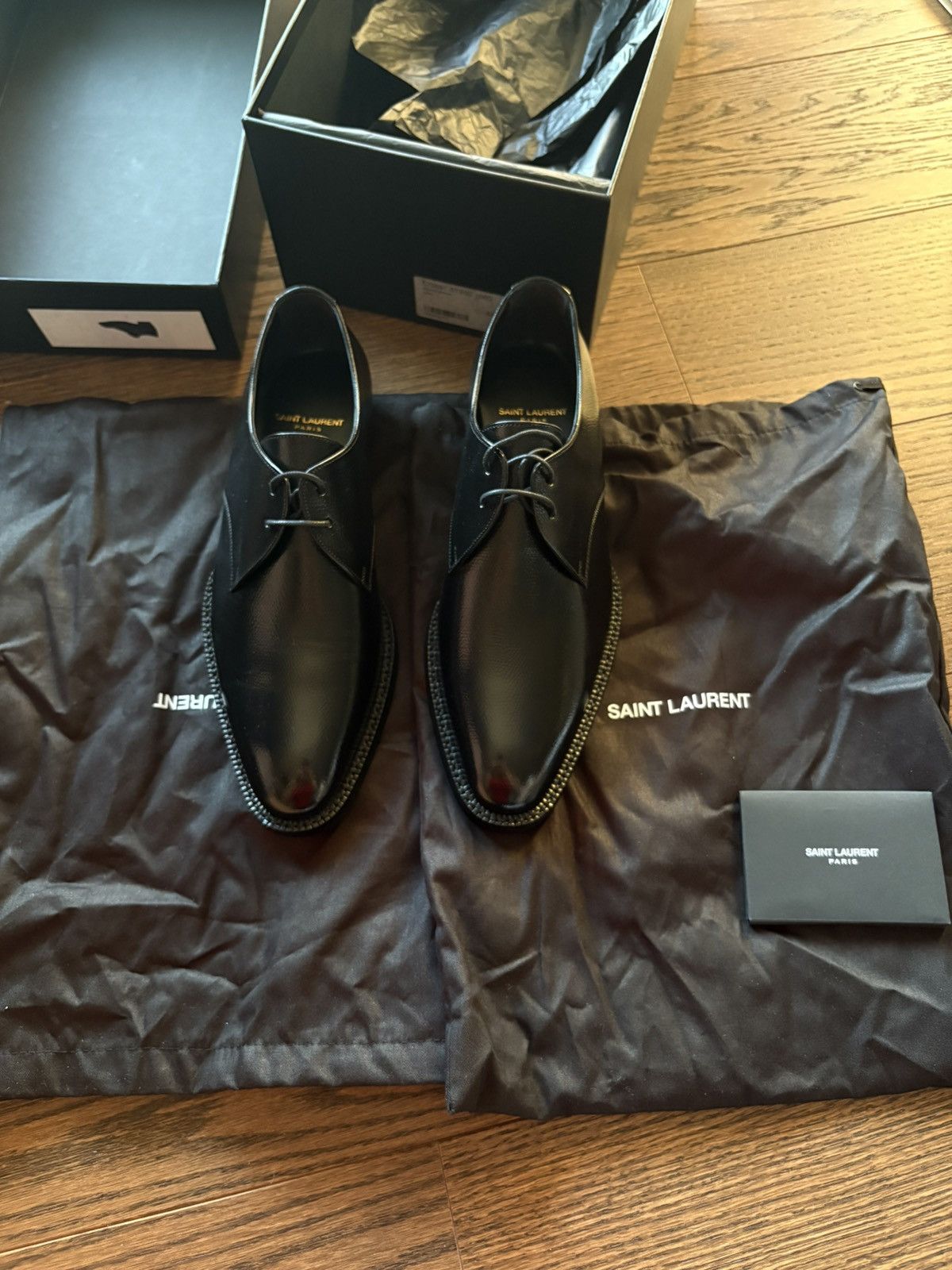 Saint Laurent Paris Saint Laurent Wyatt Derby Shoes Size US 7.5 / EU 40-41 - 2 Thumbnail