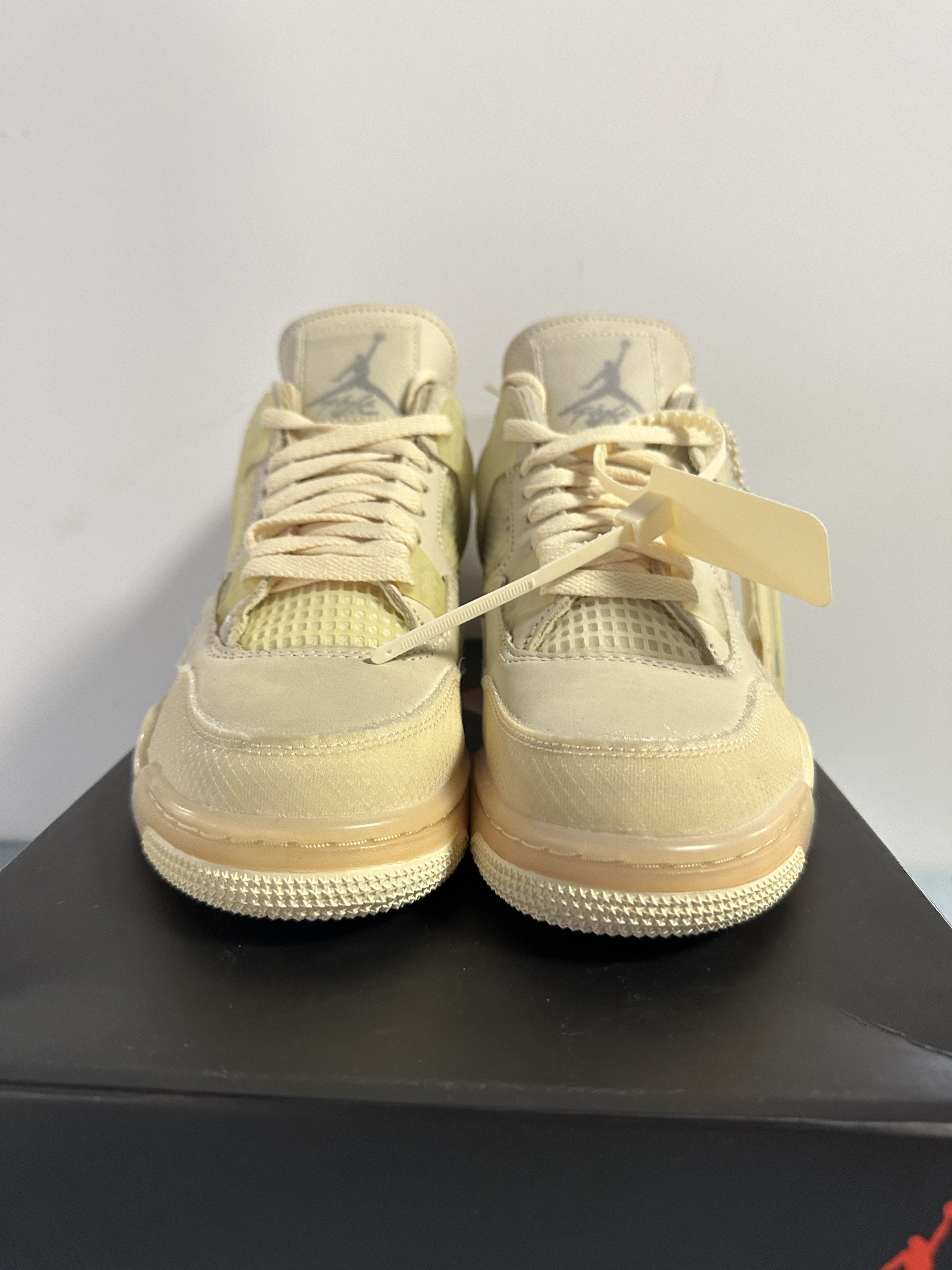 Jordan Brand × Off-White Off-White x Wmns Air Jordan 4 Retro SP 'Sail' Size US 8 / IT 38 - 2 Thumbnail