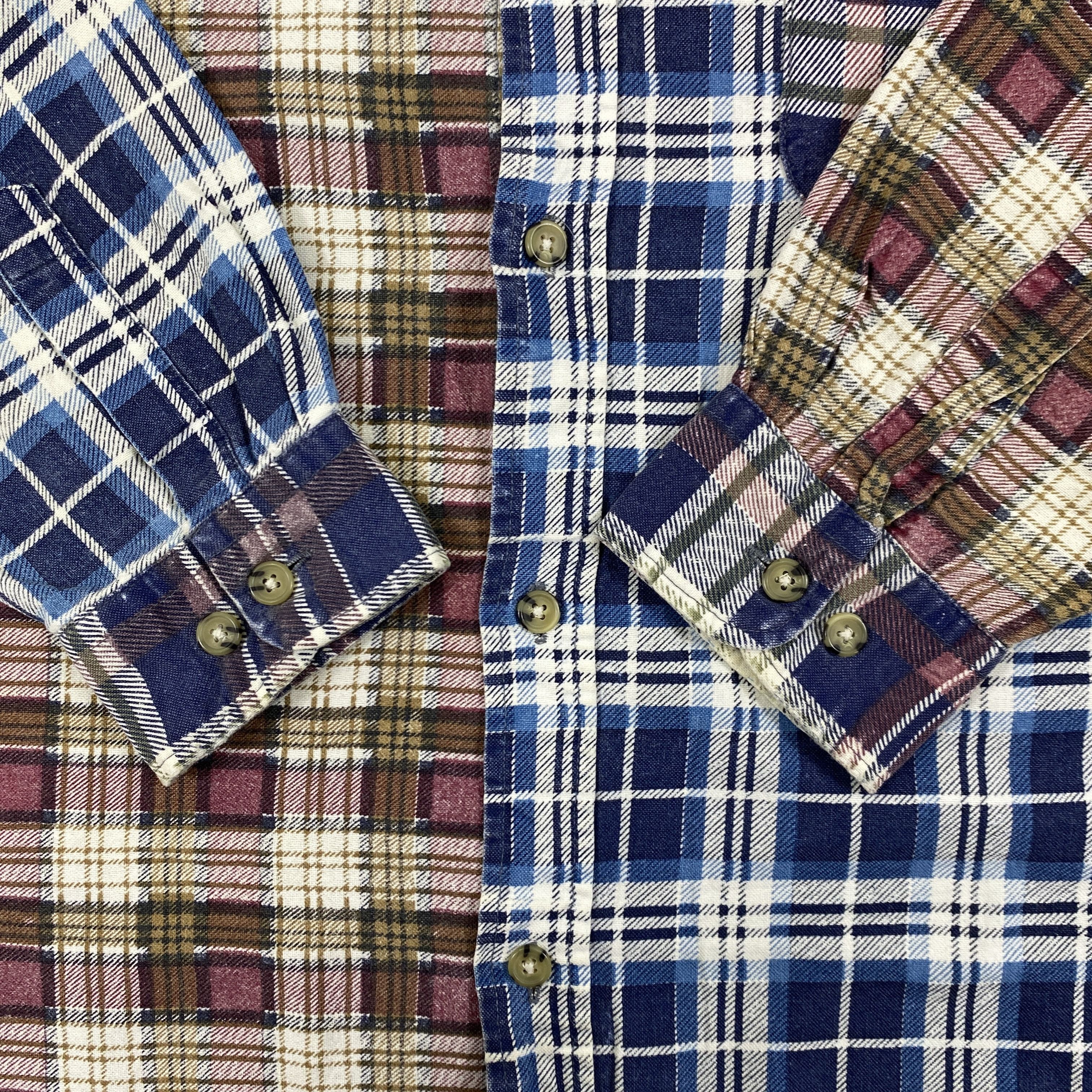 Japanese Brand Vintage Japanese Brand Downings Flannel Button Up- J483 Size US L / EU 52-54 / 3 - 10 Thumbnail