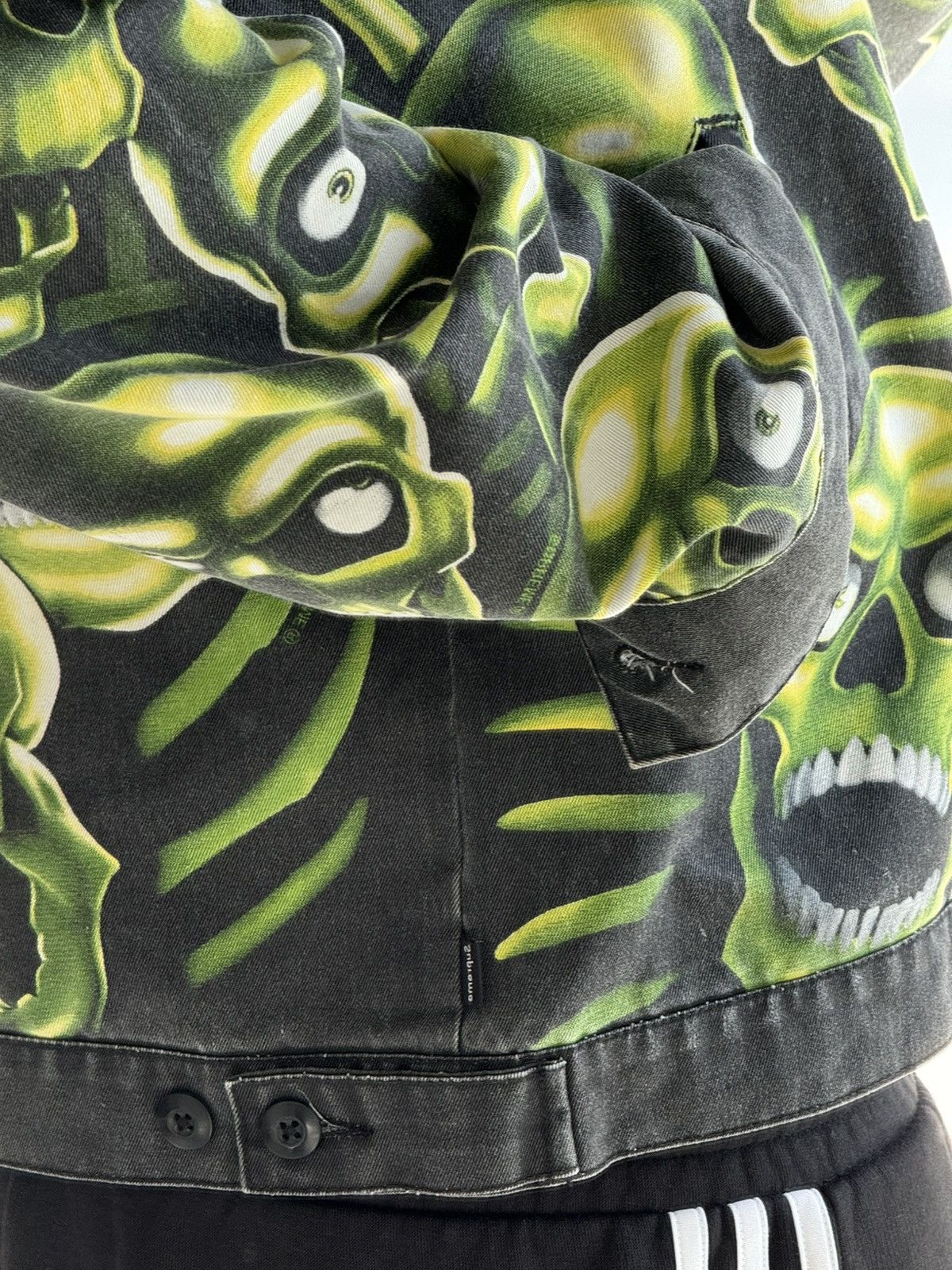 Supreme Archive Supreme Skull Pile Washed Work Jacket Affliction Size US M / EU 48-50 / 2 - 24 Thumbnail