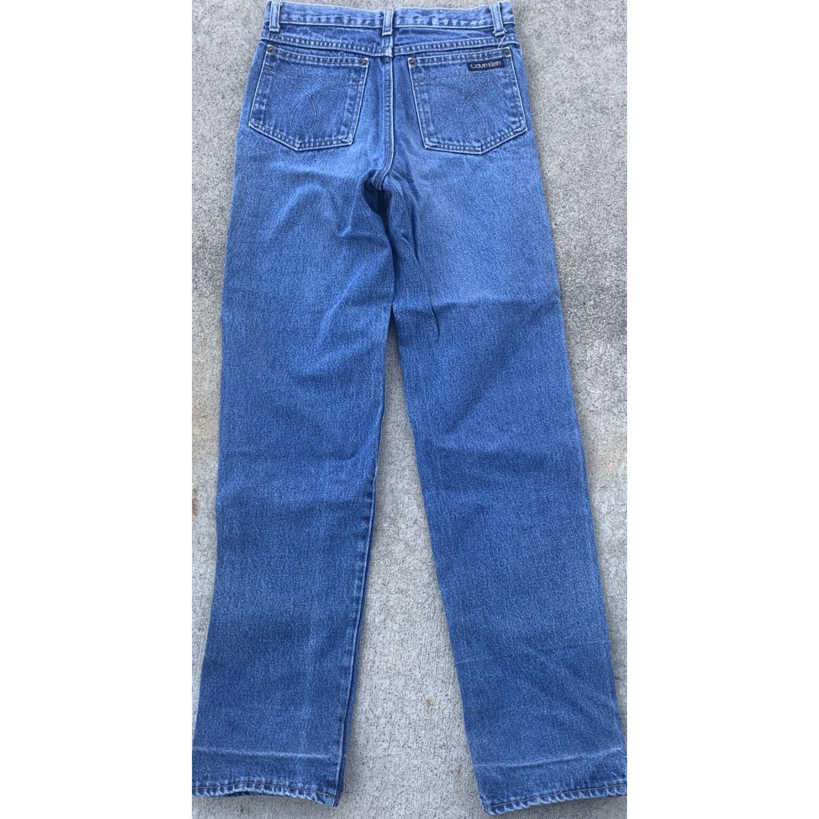 Calvin Klein VINTAGE Calvin Klein Jeans High Waist Union Label Size 28 Made In USA Denim Blue Jeans Size 28" / US 6 / IT 42 - 7 Thumbnail
