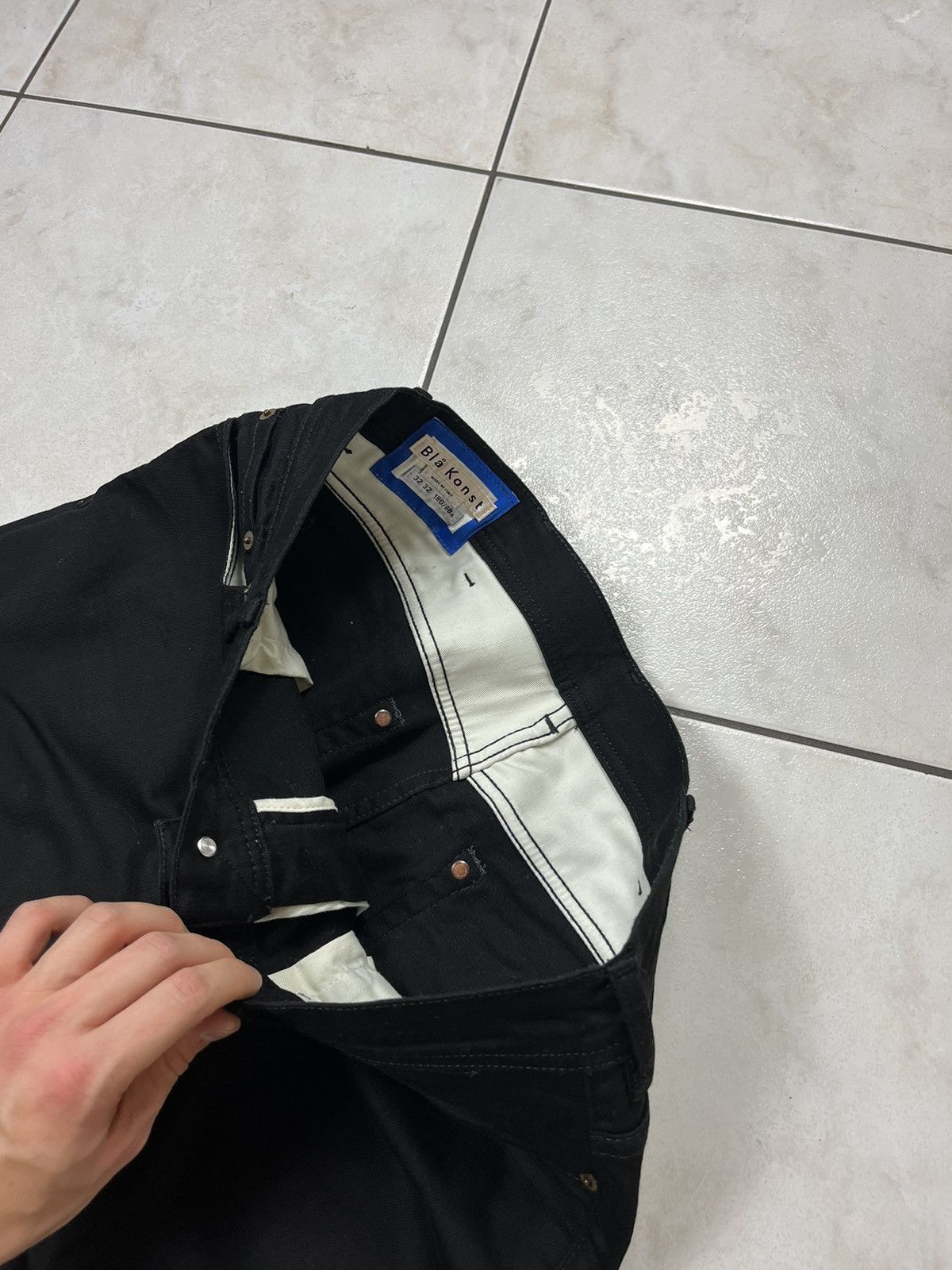 Acne Studios Acne Studios Bla Konst North Stay Black Jeans Denim Pants Size US 32 / EU 48 - 18 Thumbnail