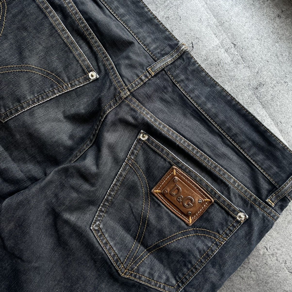 Dolce & Gabbana Vintage 90s Dolce&Gabbana Pocket Logo Botcut Pants Size US 32 / EU 48 - 3 Thumbnail