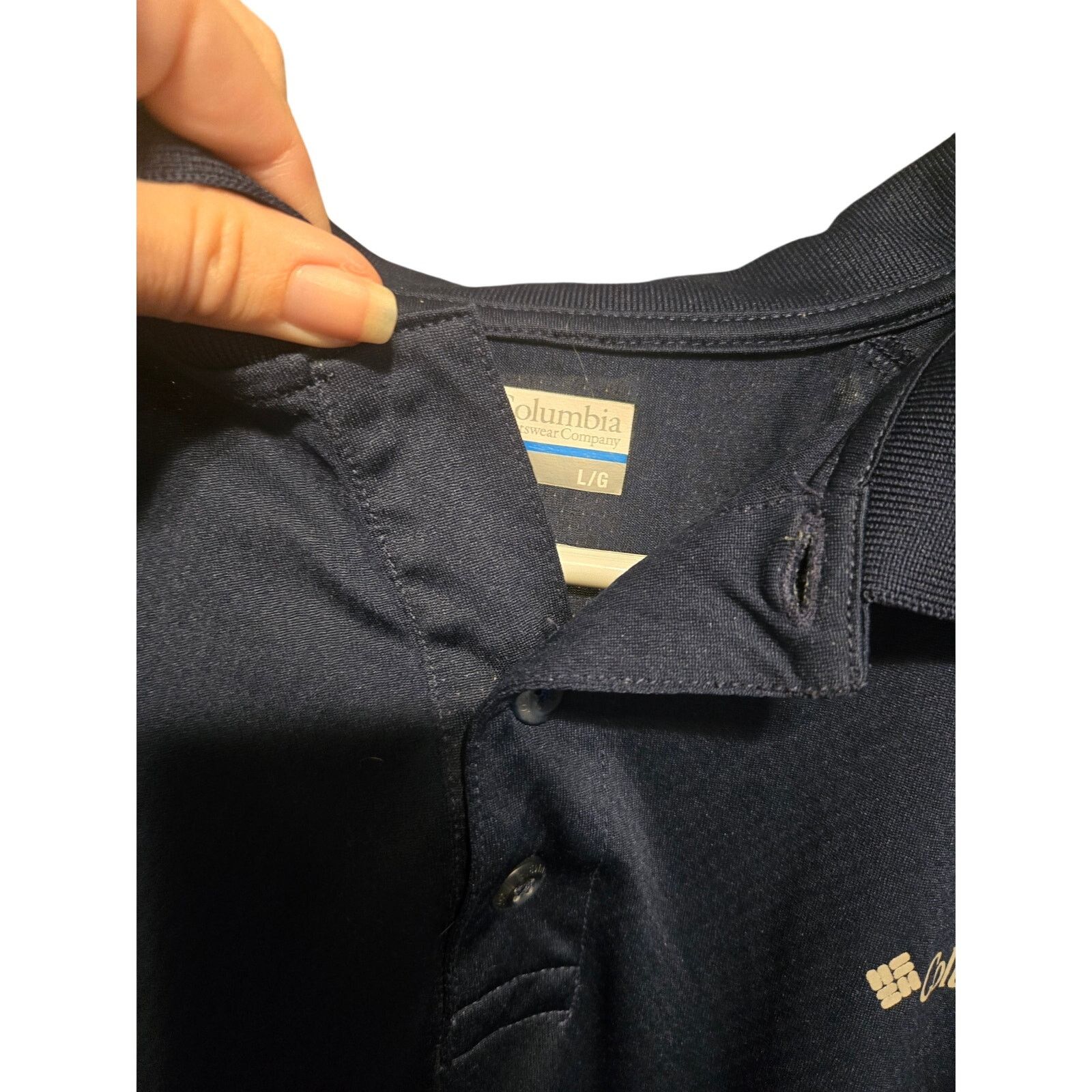 Columbia Columbia Men's Omni-Wick Polo Shirt Navy Blue L Size US L / EU 52-54 / 3 - 4 Thumbnail
