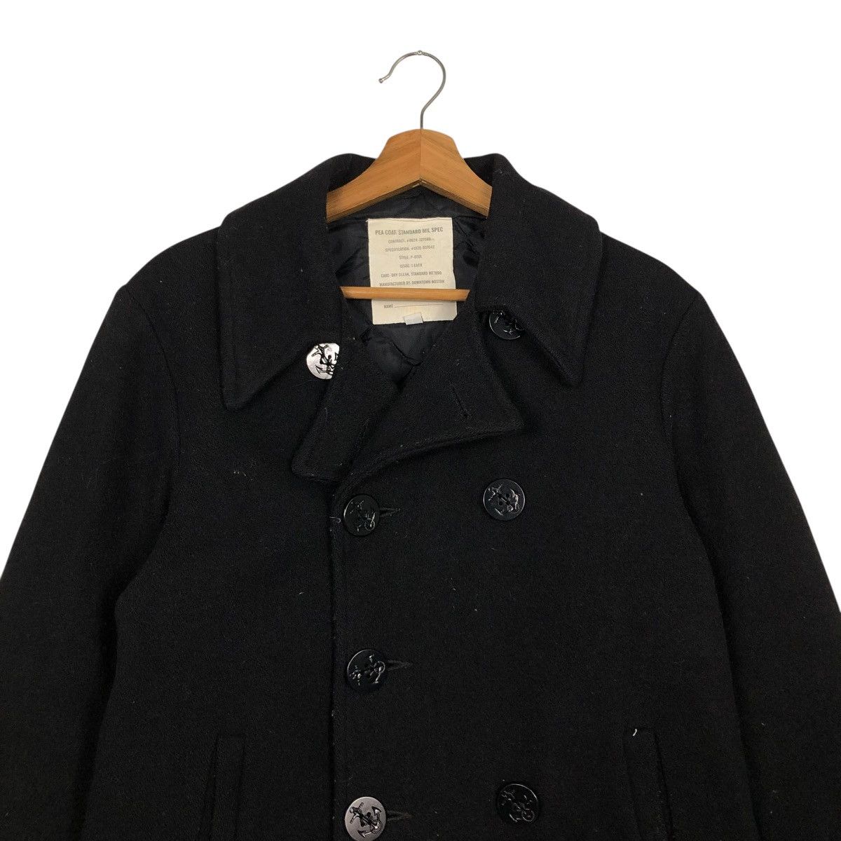 Vintage 🔥VINTAGE WORKER DUFFLE WOOL JACKET PEACOAT ISSEY MIYAKE Size US L / EU 52-54 / 3 - 5 Thumbnail