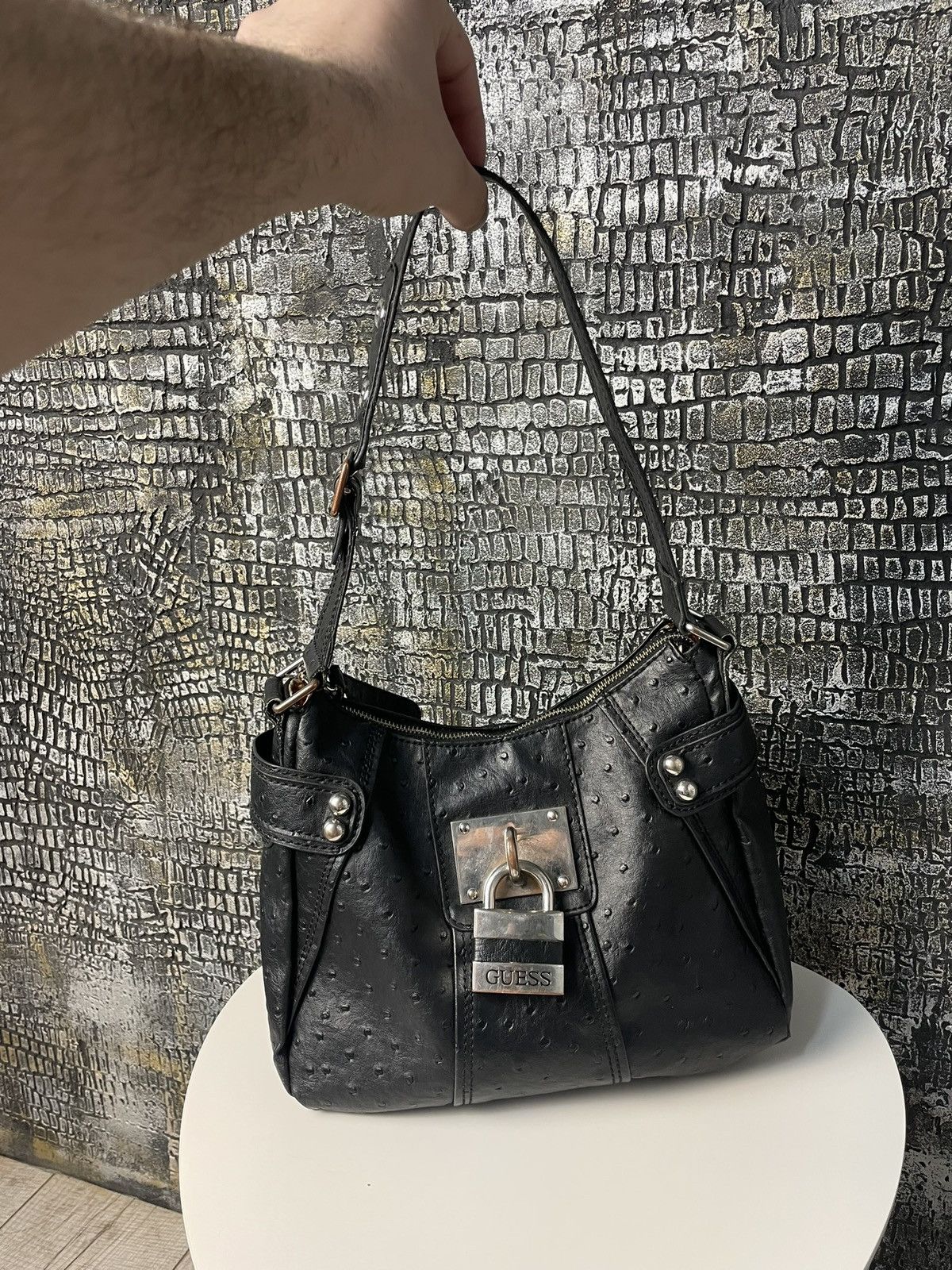 Guess Vintage Guess Bag Y2K Metal Logo Size ONE SIZE - 17 Thumbnail
