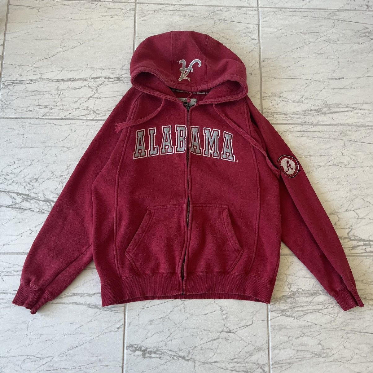 Colosseum Athletics × Vintage Vintage Alabama Zip-Up Hoodie Size US L / EU 52-54 / 3 - 1 Thumbnail
