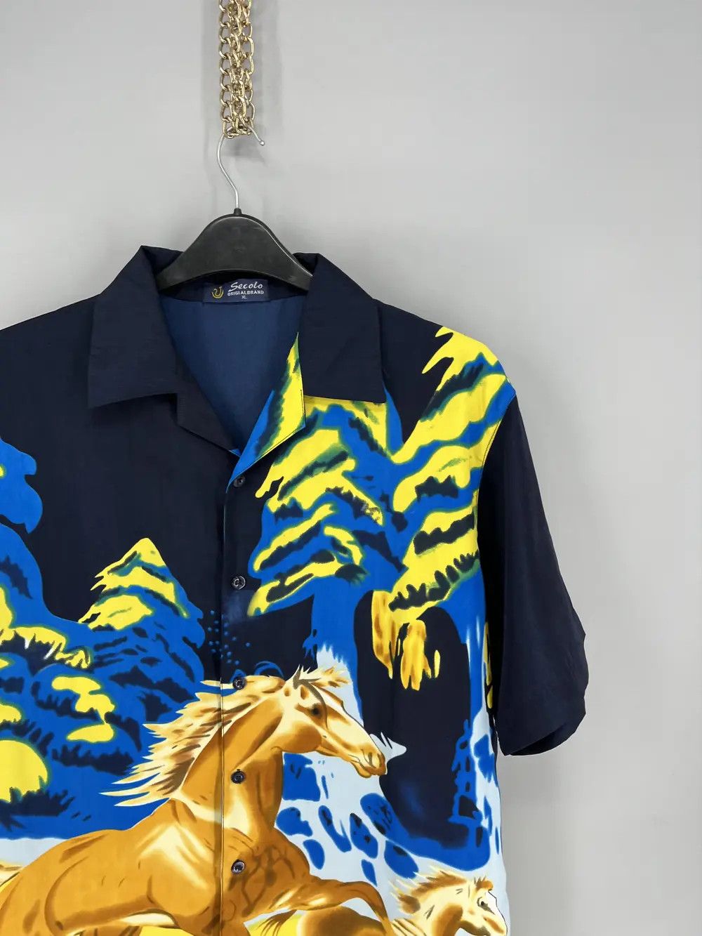 Vintage Vintage Y2K 80's Hawaiian Horse Shirt XLarge Size US XL / EU 56 / 4 - 5 Thumbnail