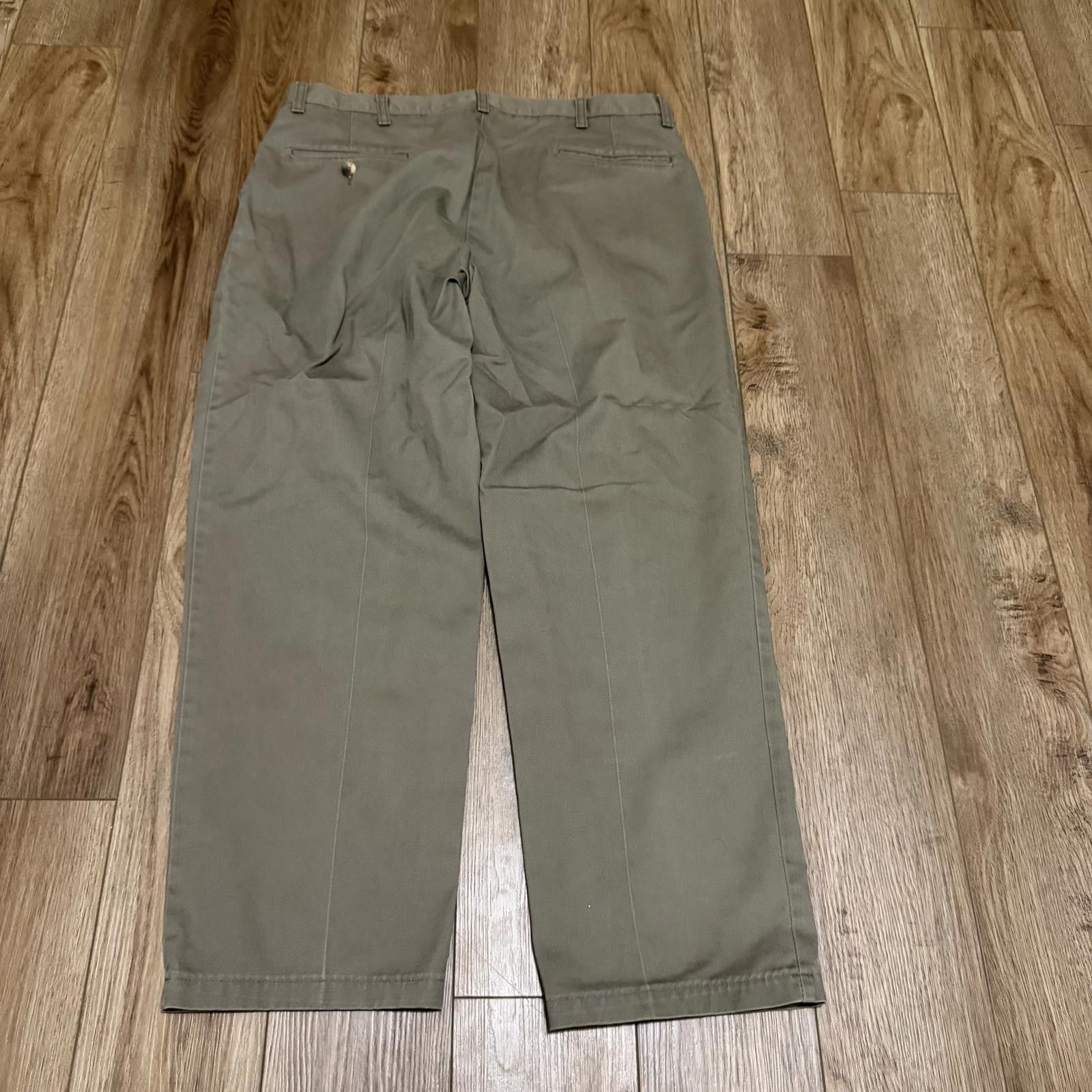 Wrangler Vintage Wrangler Premium Khaki Pleated Pants 38x29 Size US 38 / EU 54 - 2 Thumbnail